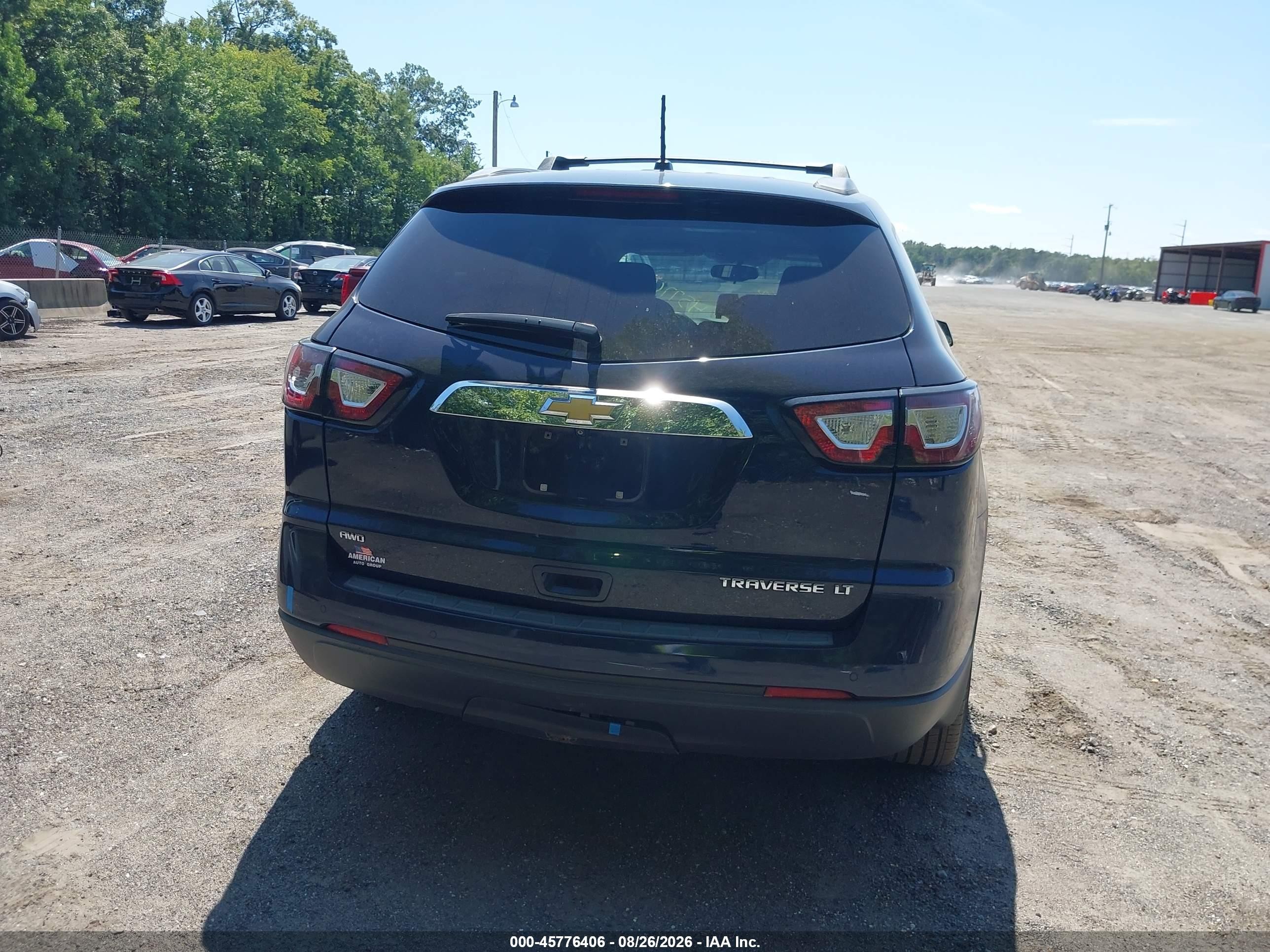 2015 Chevrolet Traverse Lt Синий vin: 1GNKVGKD0FJ373746