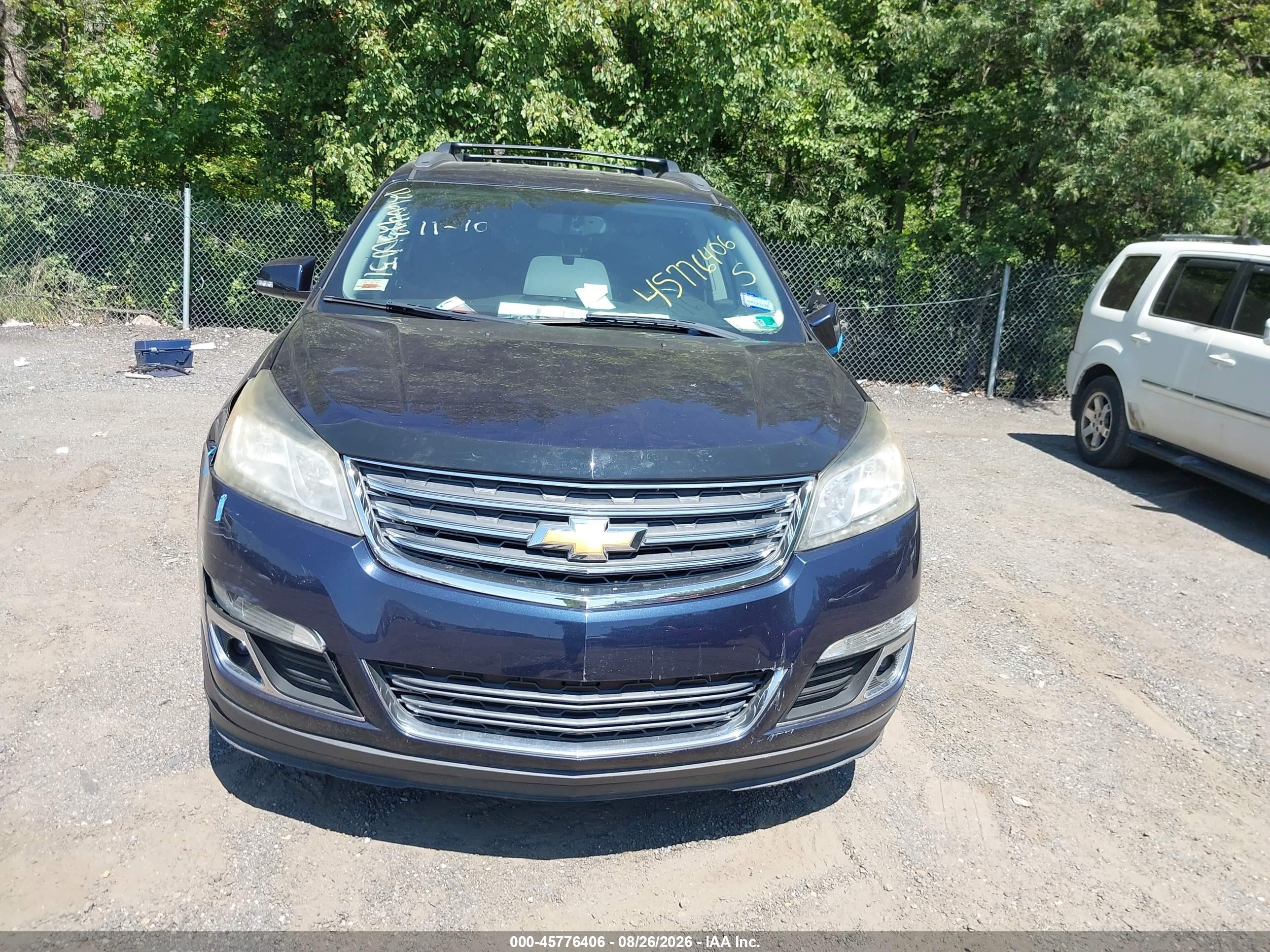 2015 Chevrolet Traverse Lt Синий vin: 1GNKVGKD0FJ373746