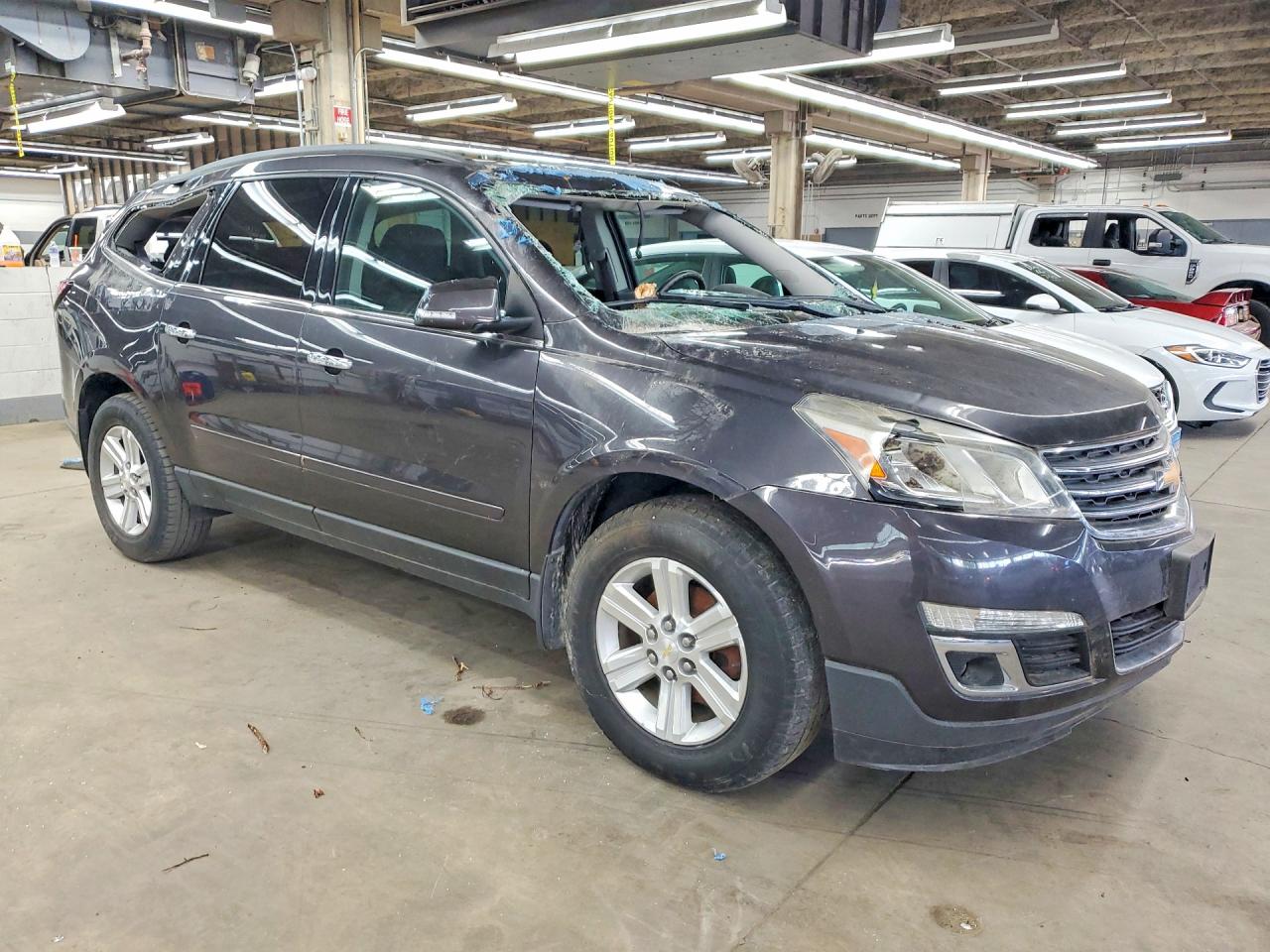 2014 Chevrolet Traverse Lt Gray vin: 1GNKVGKD1EJ372927