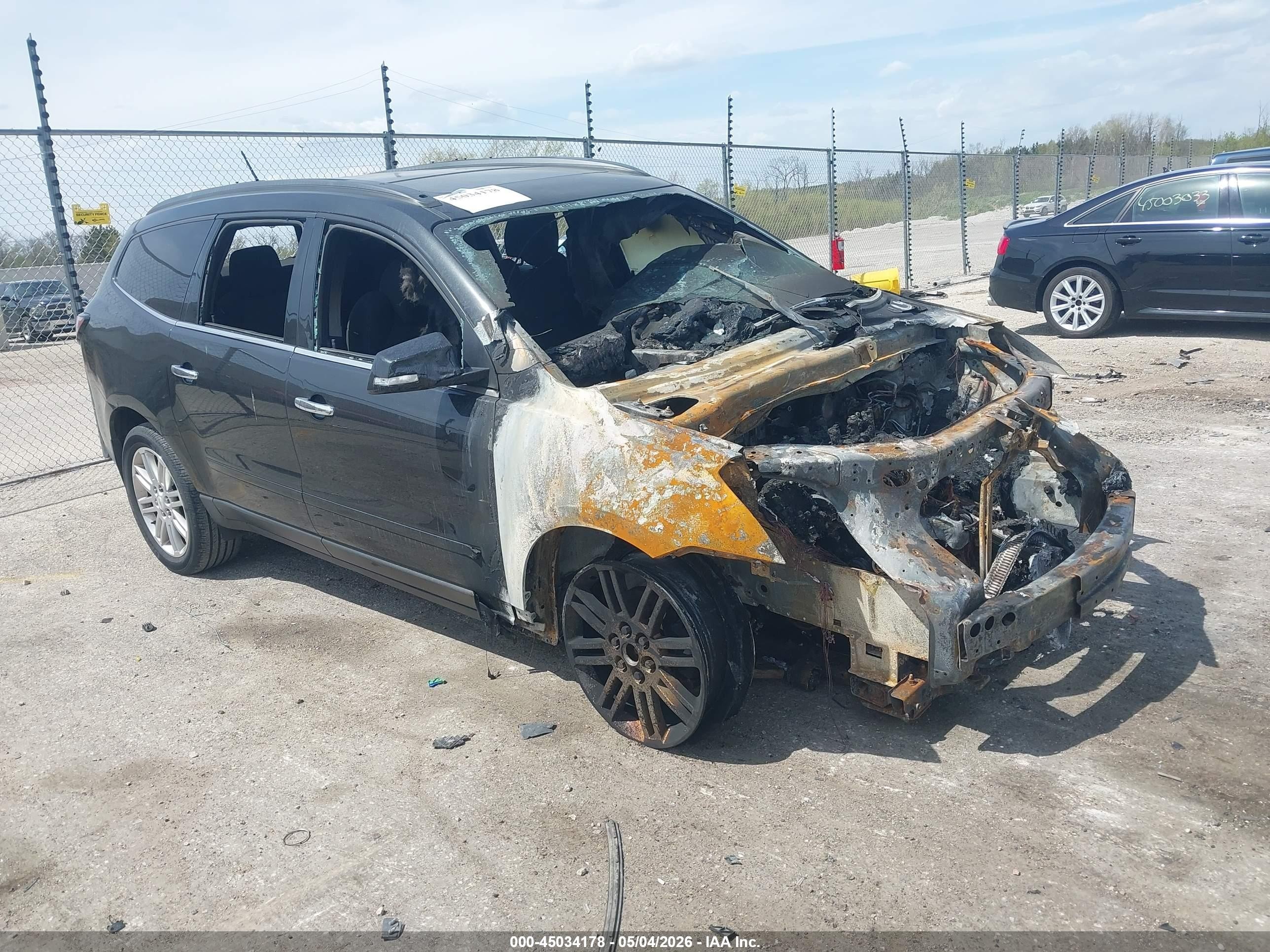 2015 Chevrolet Traverse 1lt Черный vin: 1GNKVGKD1FJ151927