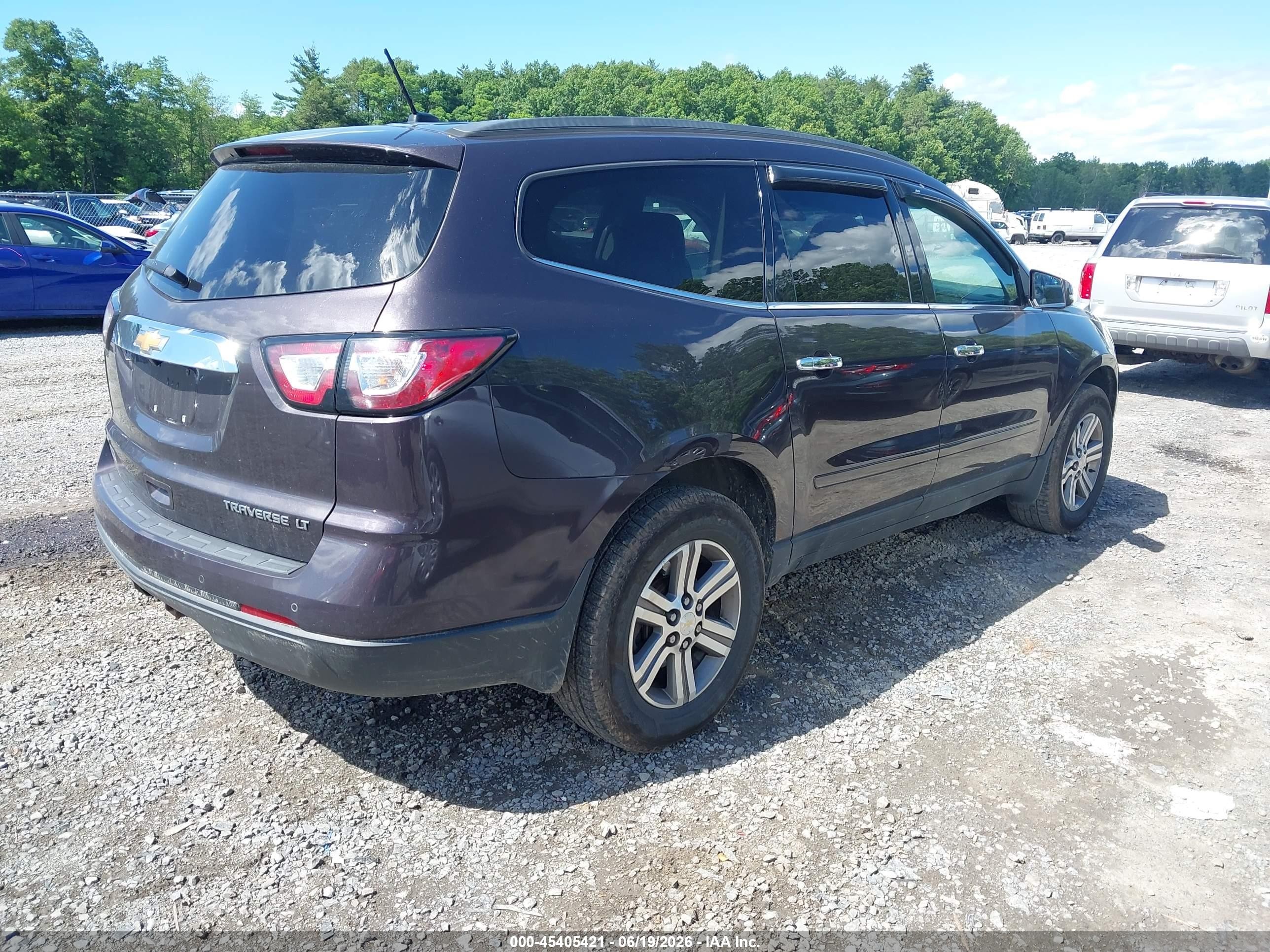 2015 Chevrolet Traverse 1lt Gray vin: 1GNKVGKD1FJ260808
