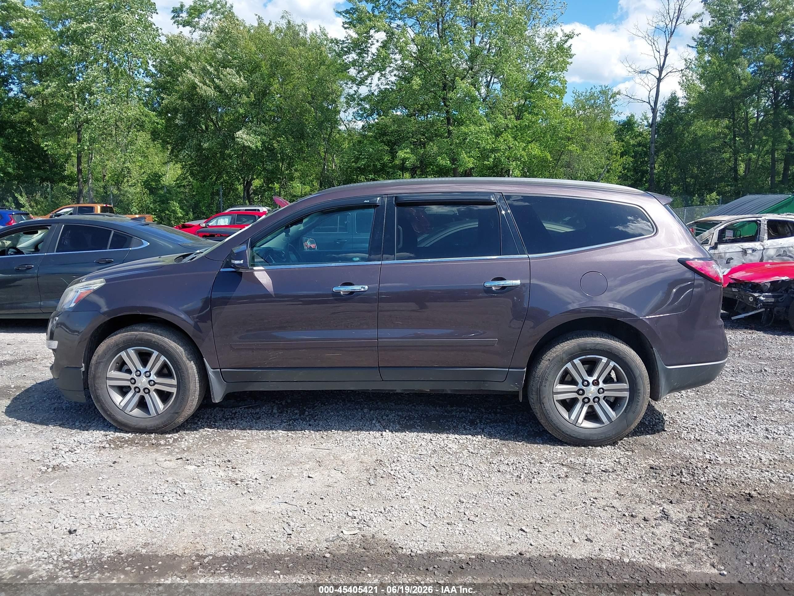 2015 Chevrolet Traverse 1lt Gray vin: 1GNKVGKD1FJ260808