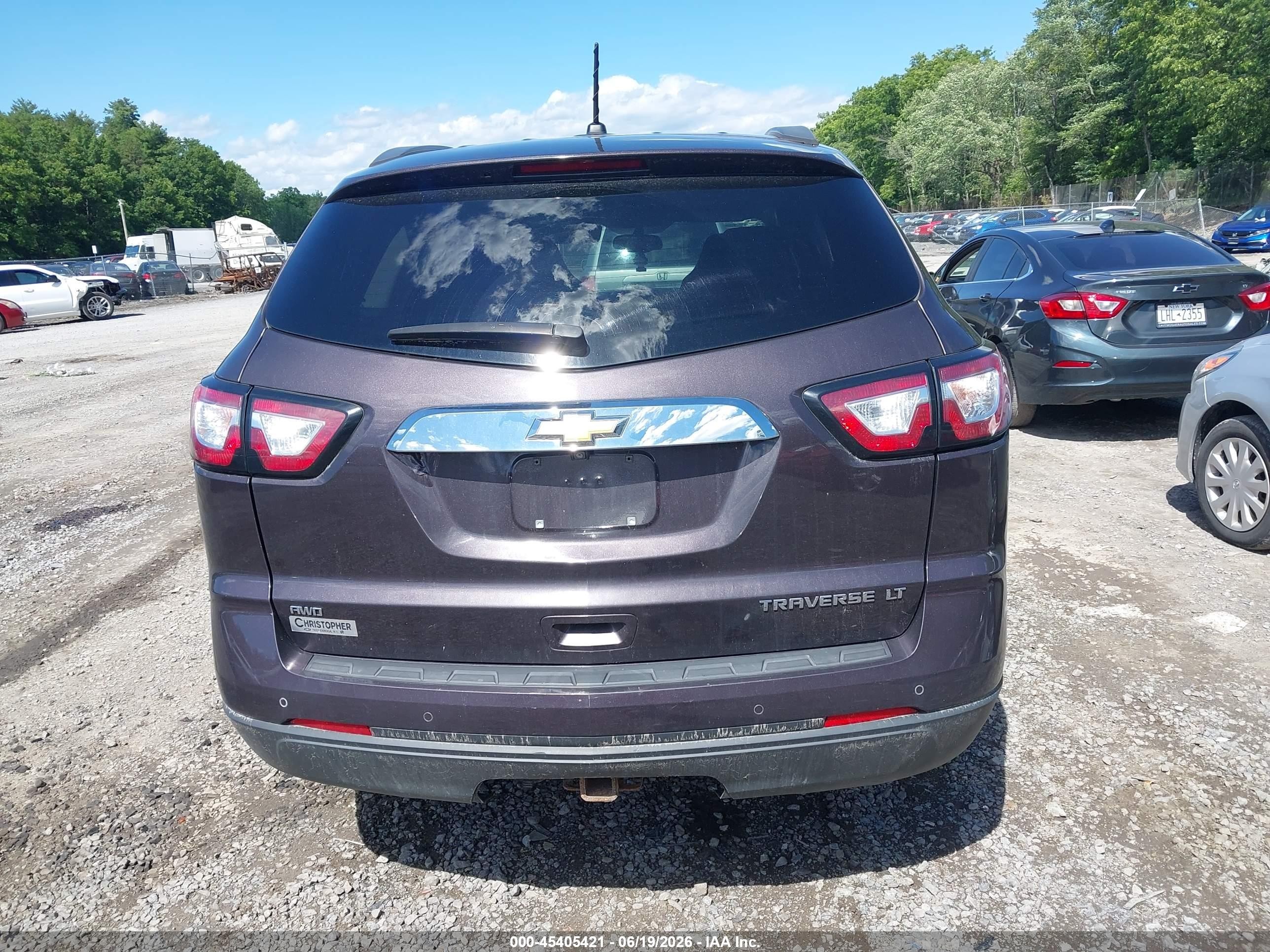 2015 Chevrolet Traverse 1lt Gray vin: 1GNKVGKD1FJ260808