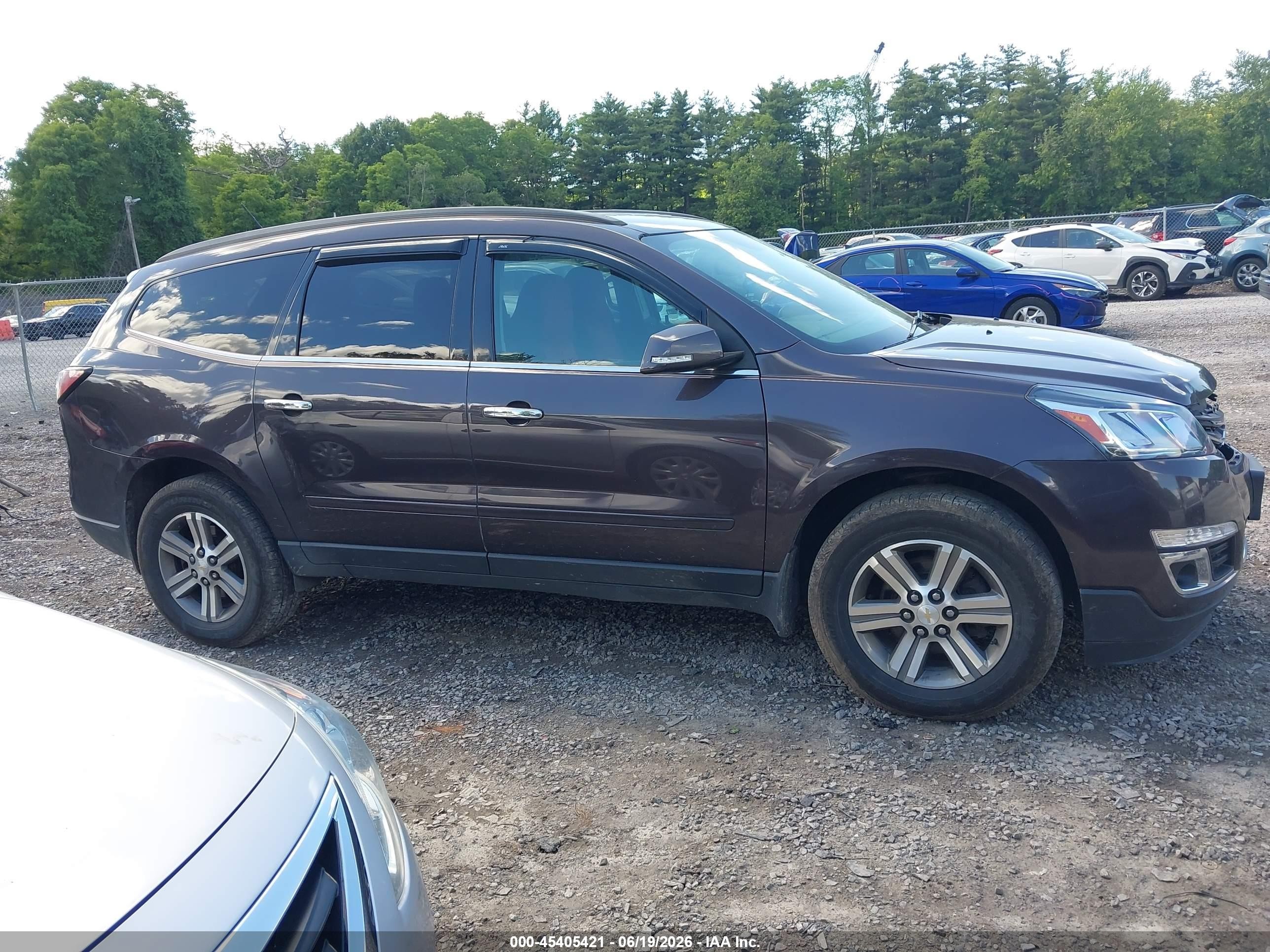 2015 Chevrolet Traverse 1lt Gray vin: 1GNKVGKD1FJ260808