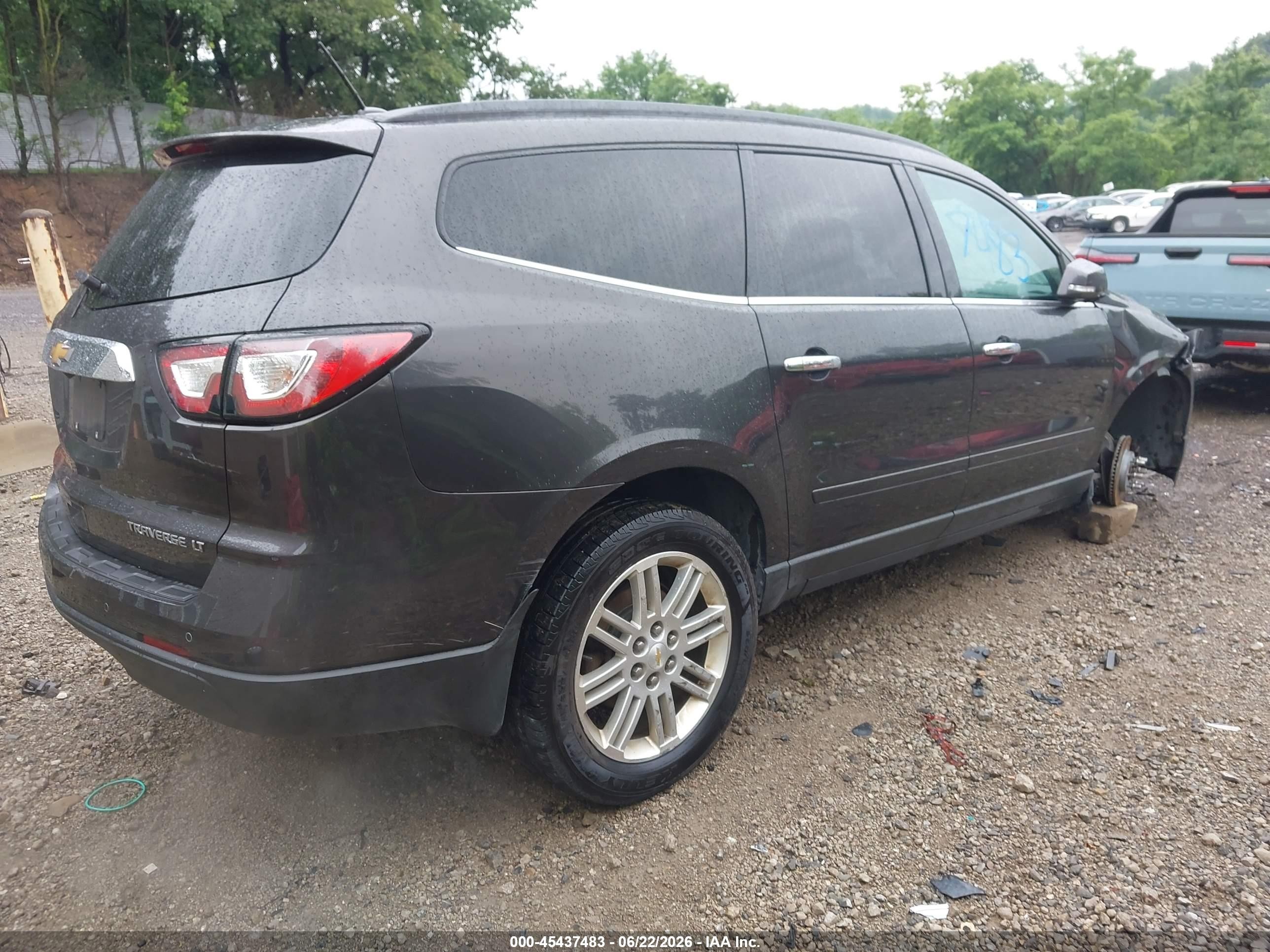 2015 Chevrolet Traverse 1lt Серый vin: 1GNKVGKD1FJ380821