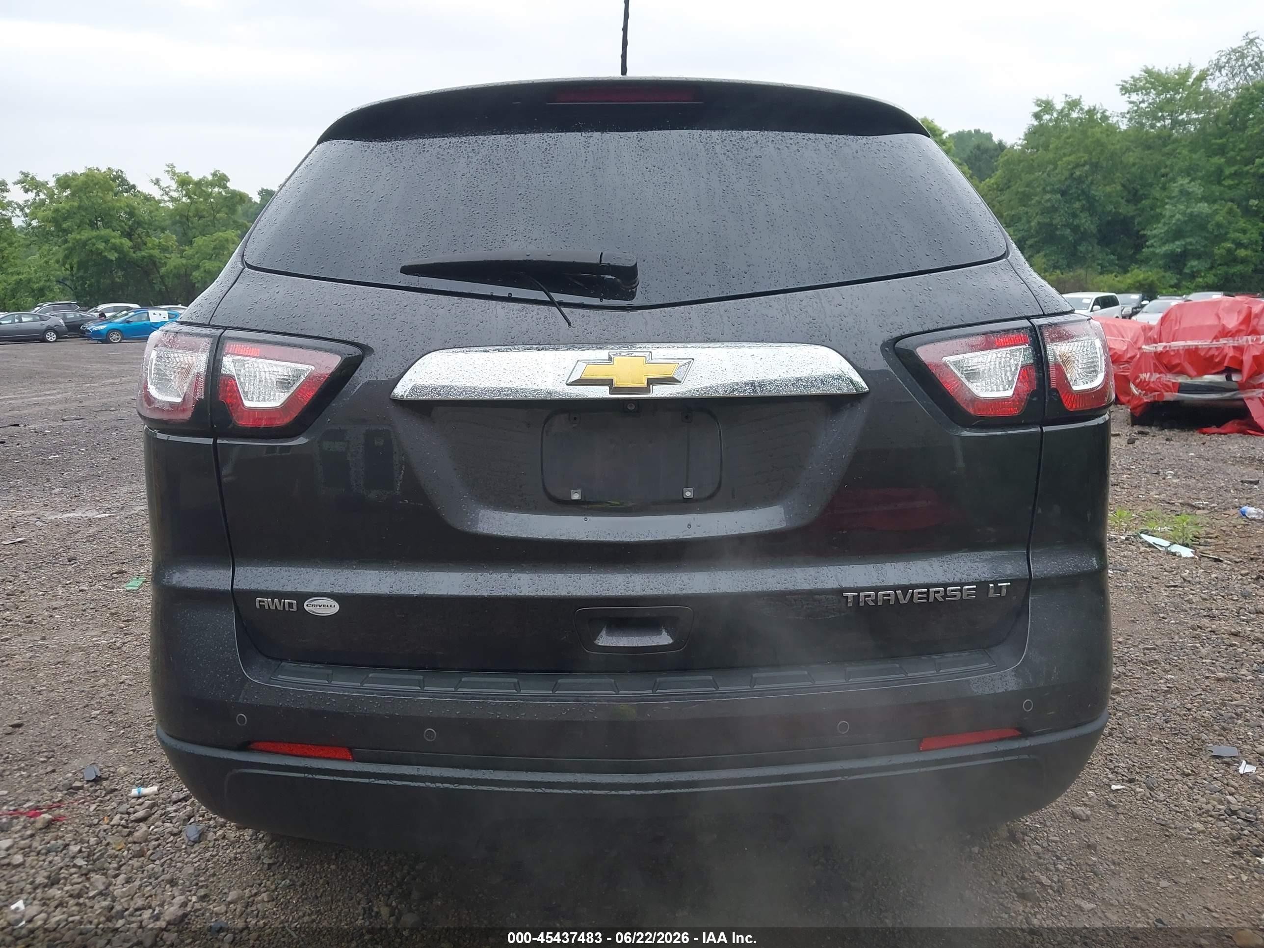 2015 Chevrolet Traverse 1lt Серый vin: 1GNKVGKD1FJ380821