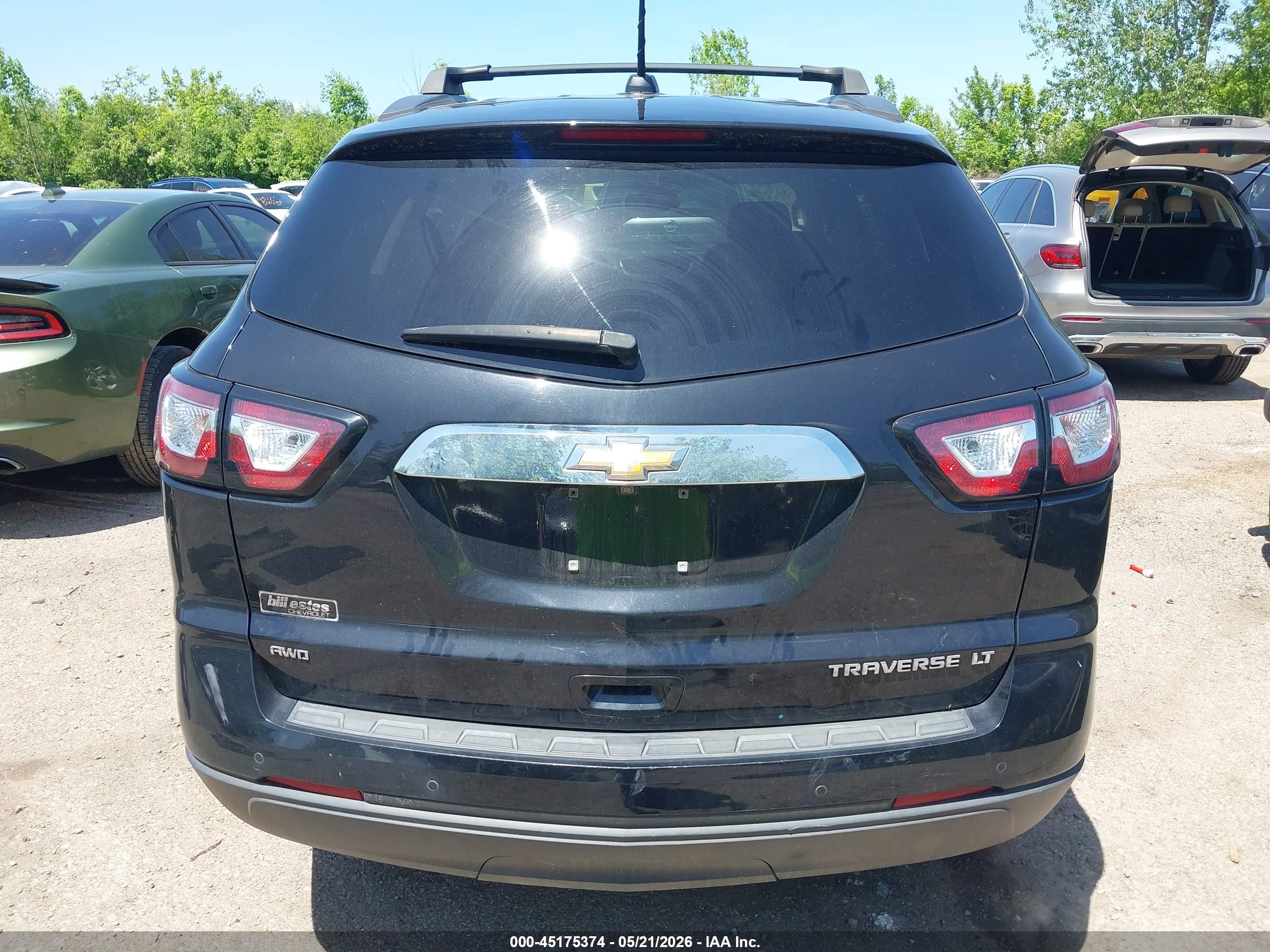 2016 Chevrolet Traverse 1lt Black vin: 1GNKVGKD1GJ299142