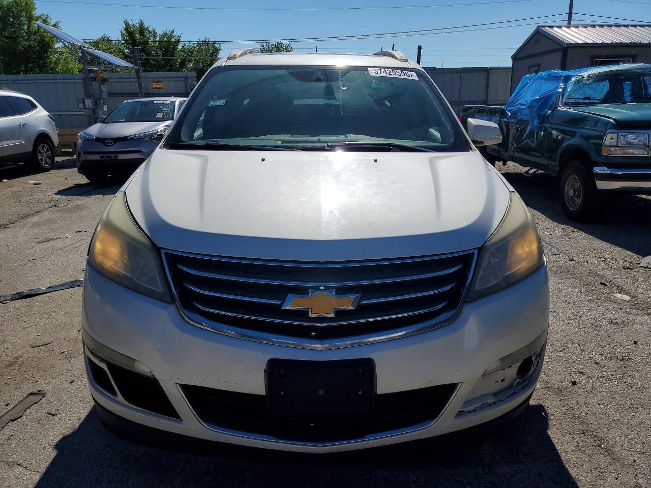 2014 Chevrolet Traverse Lt White vin: 1GNKVGKD2EJ105425