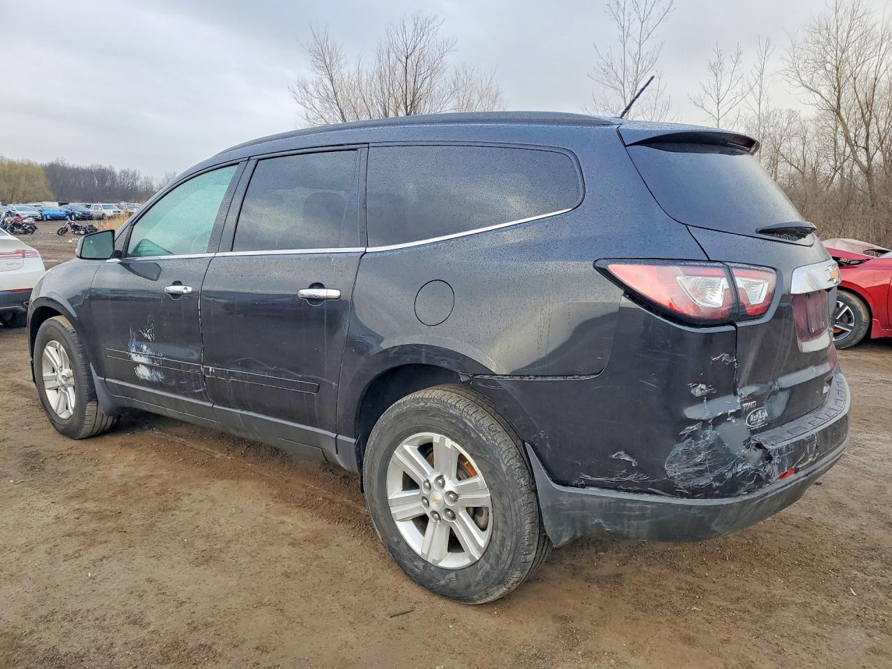 2014 Chevrolet Traverse Lt Black vin: 1GNKVGKD2EJ256202