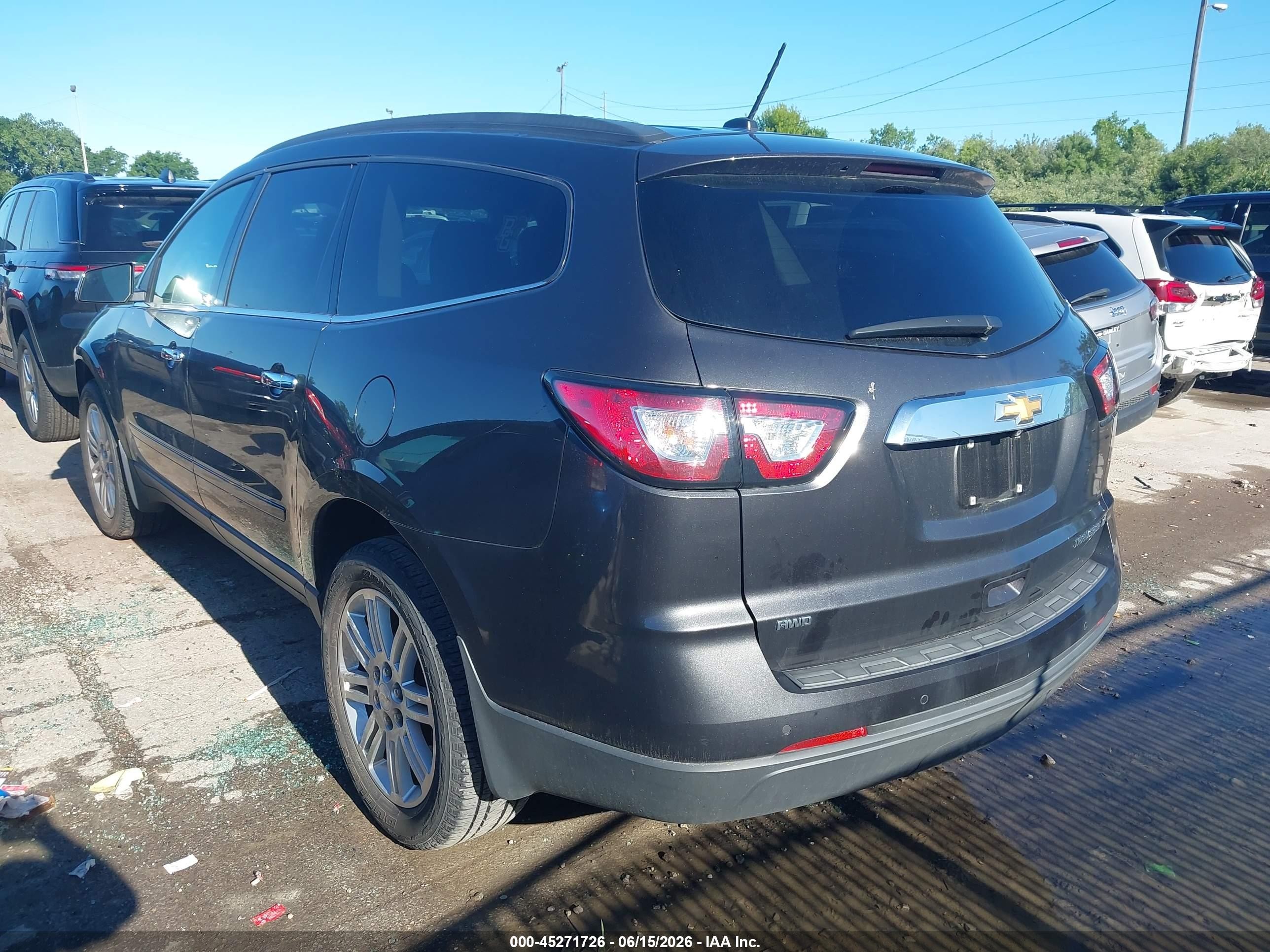 2014 Chevrolet Traverse 1lt Gray vin: 1GNKVGKD2EJ296991