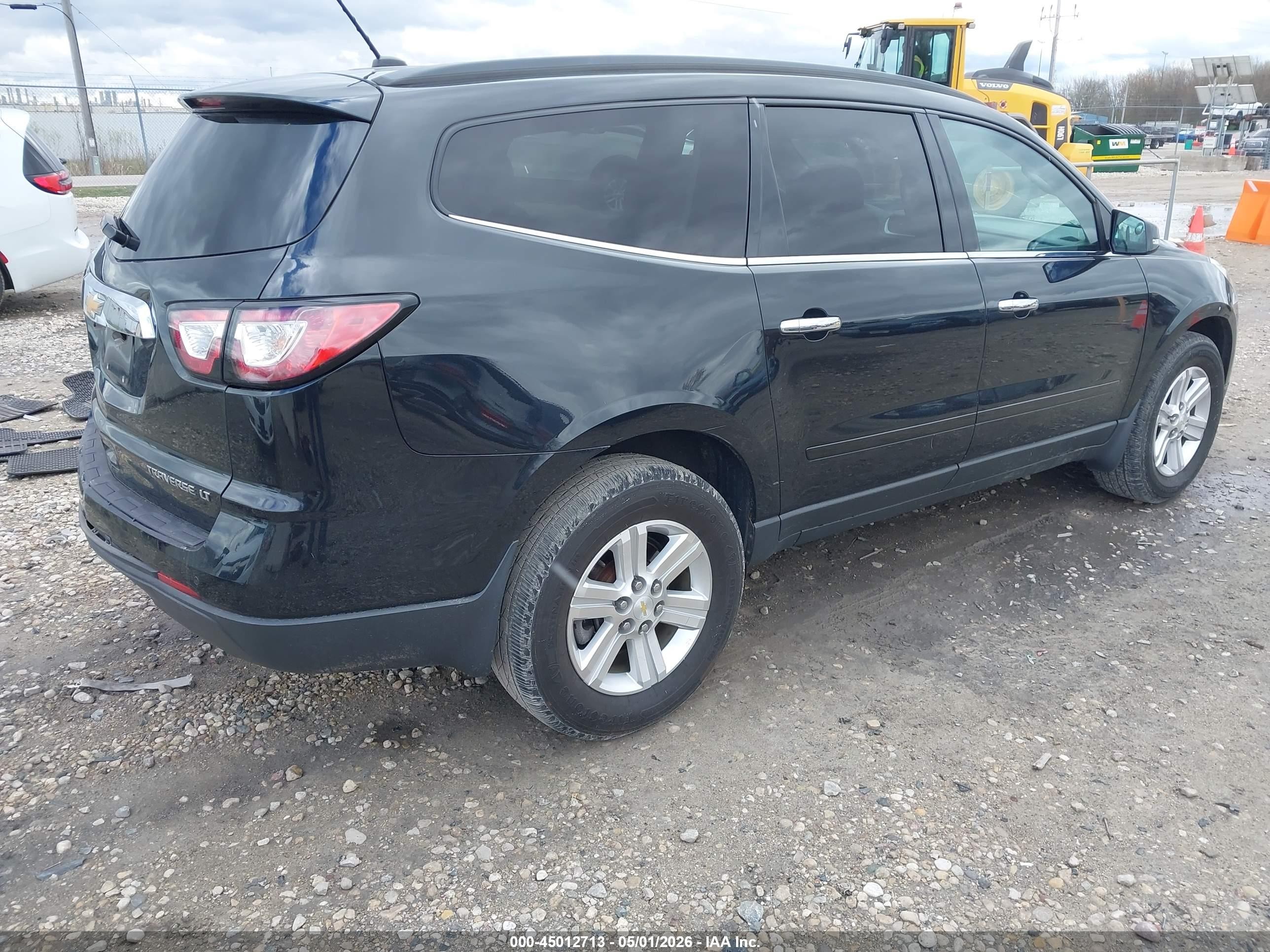 2014 Chevrolet Traverse 1lt Black vin: 1GNKVGKD2EJ314518
