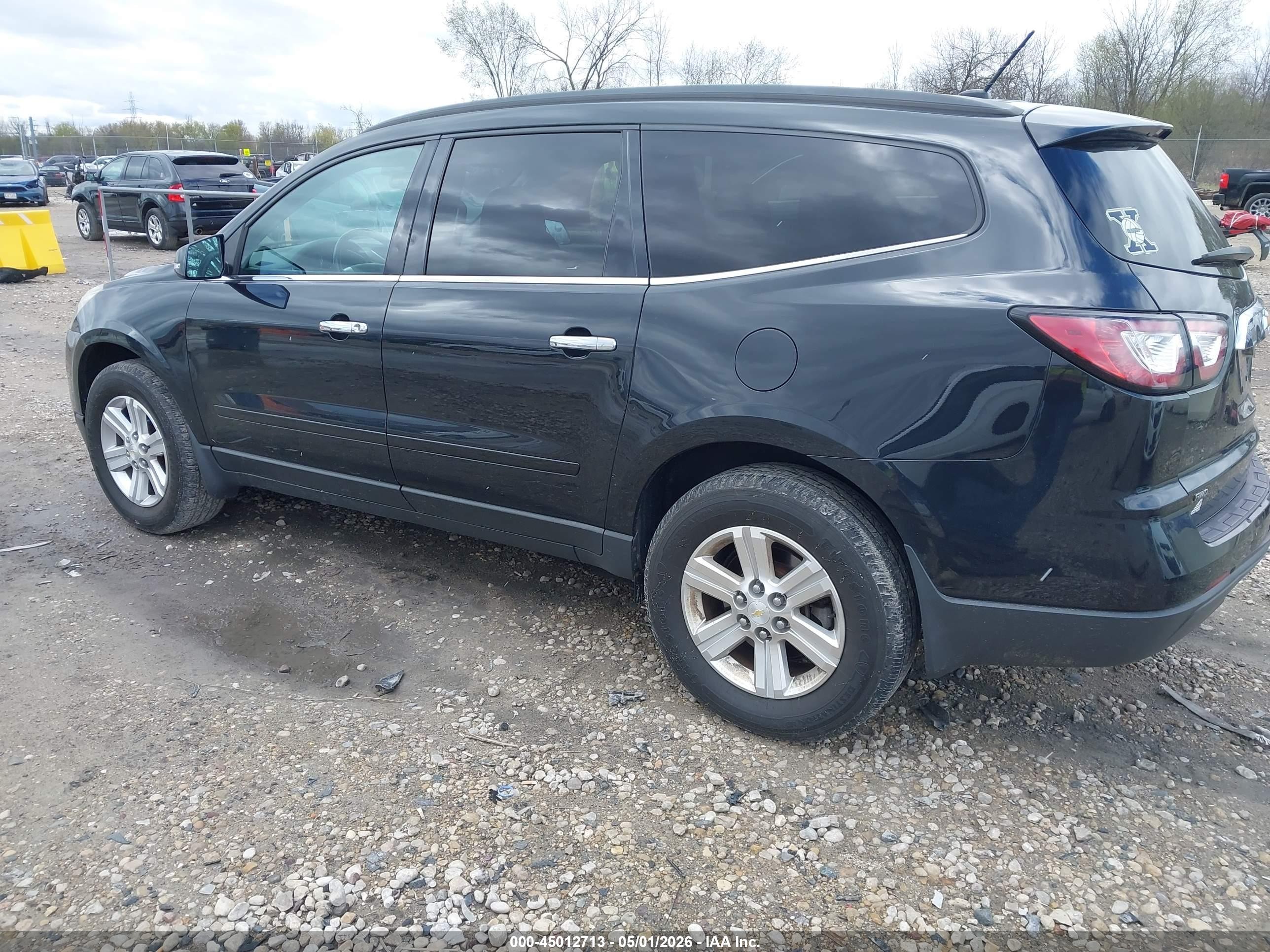 2014 Chevrolet Traverse 1lt Black vin: 1GNKVGKD2EJ314518