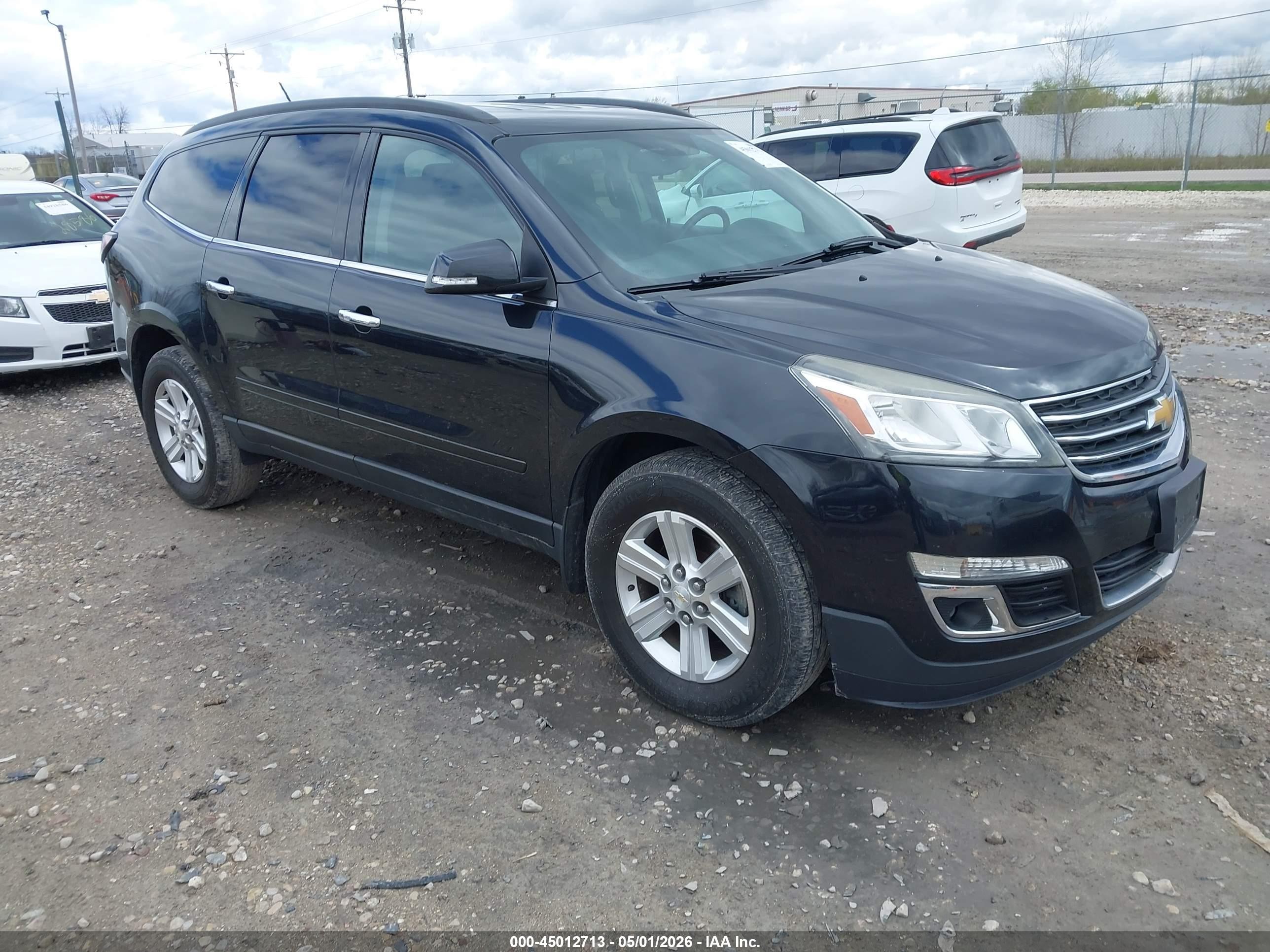 2014 Chevrolet Traverse 1lt Black vin: 1GNKVGKD2EJ314518