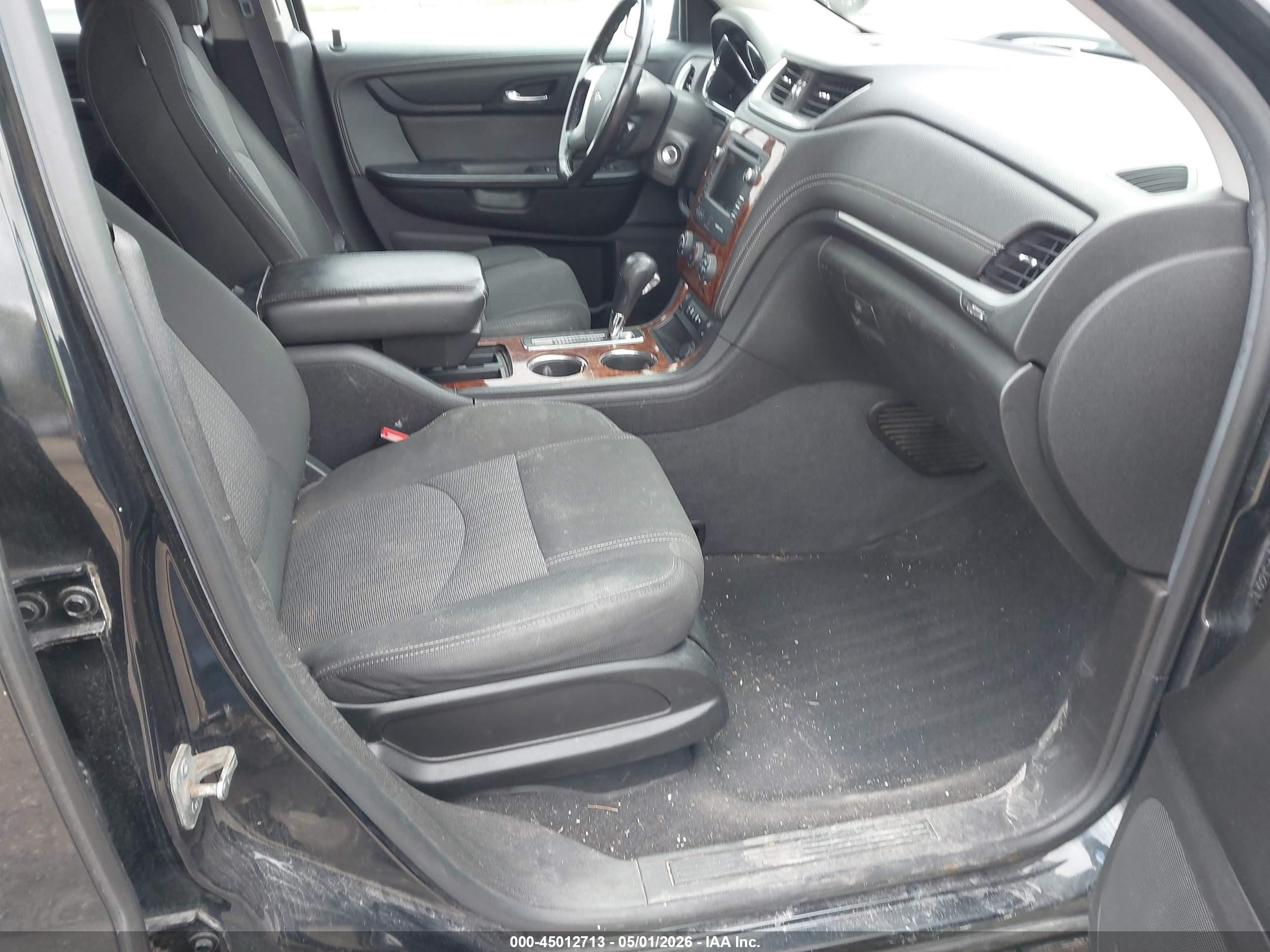 2014 Chevrolet Traverse 1lt Black vin: 1GNKVGKD2EJ314518
