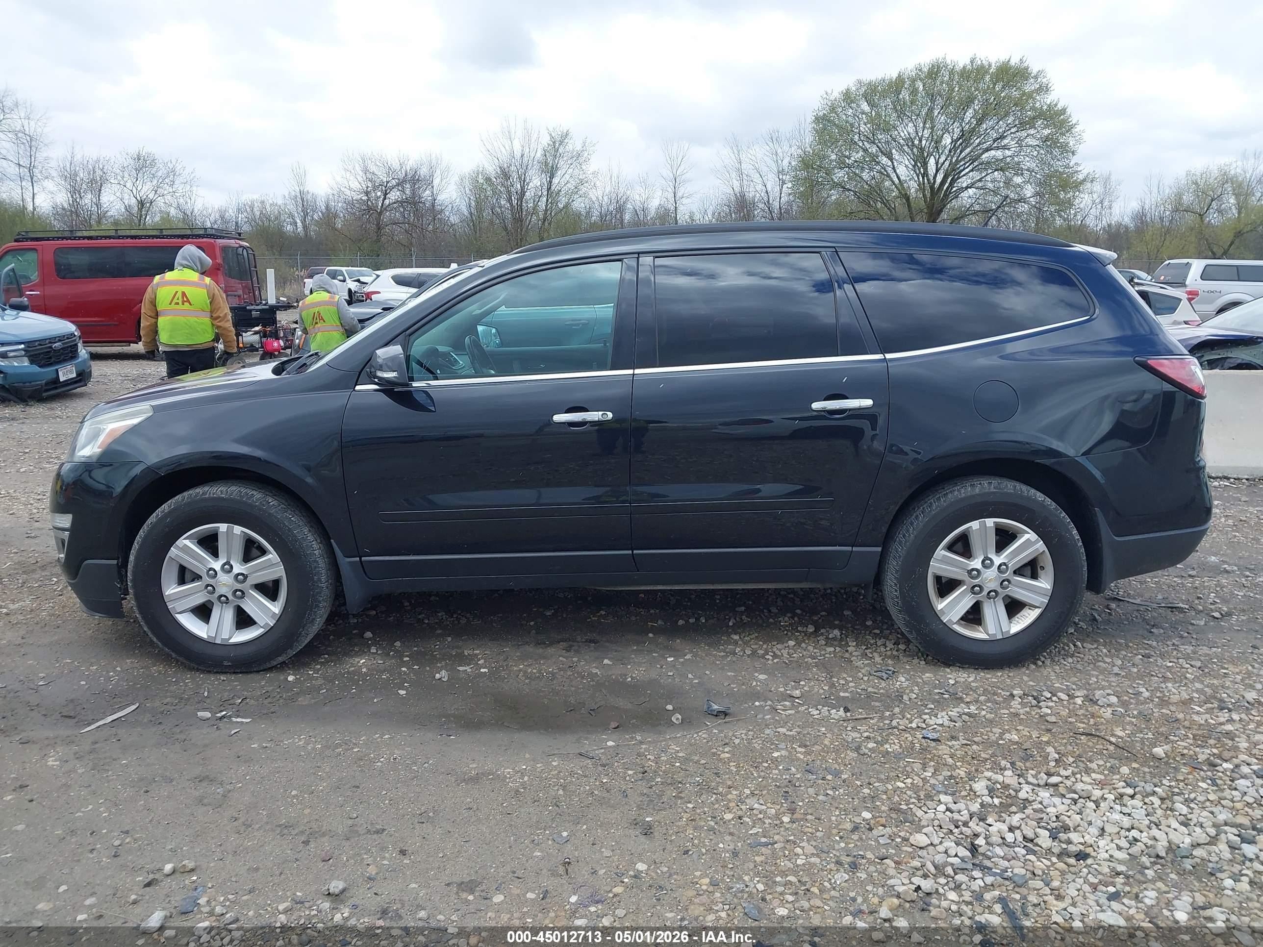 2014 Chevrolet Traverse 1lt Black vin: 1GNKVGKD2EJ314518