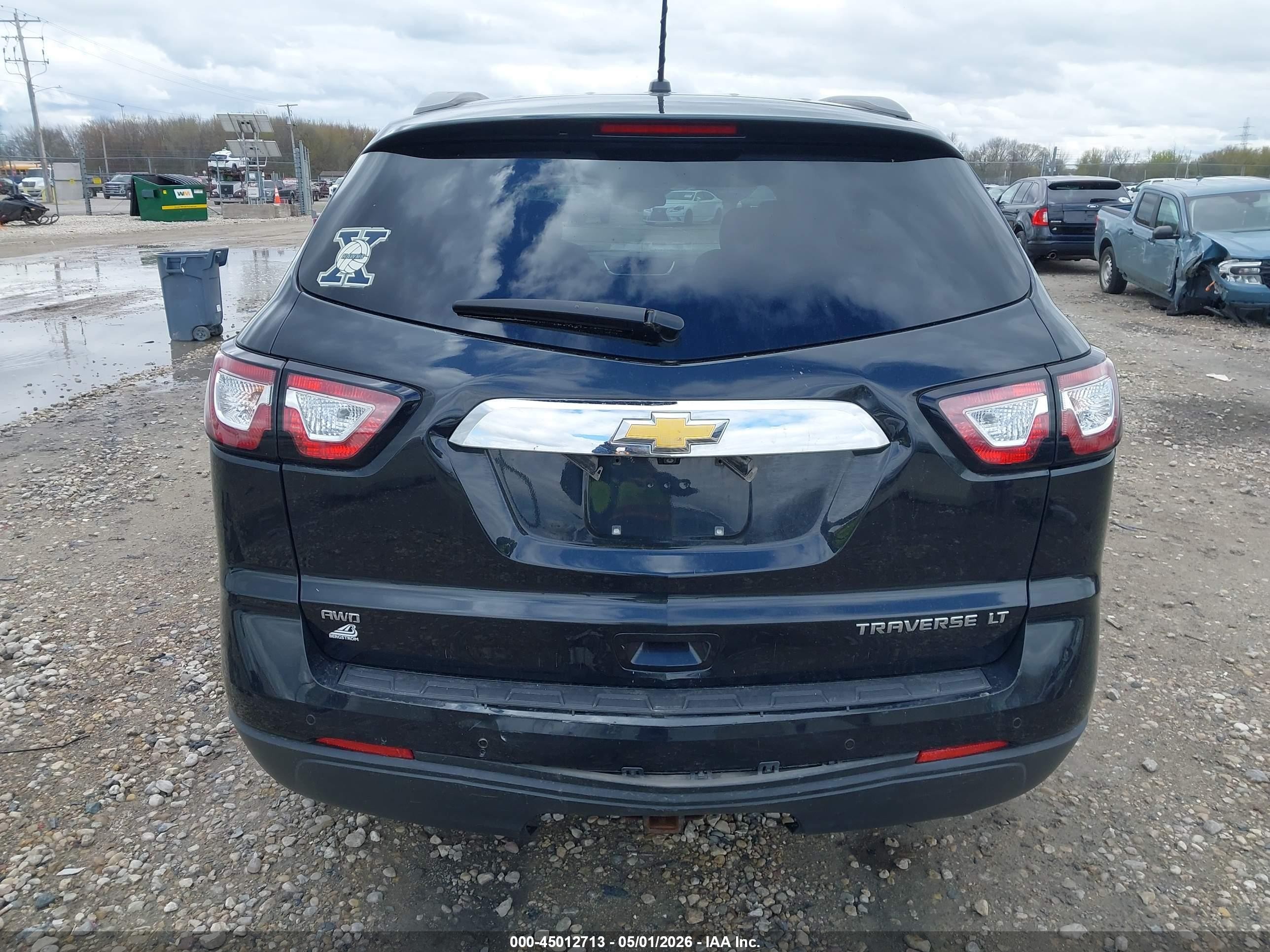 2014 Chevrolet Traverse 1lt Black vin: 1GNKVGKD2EJ314518