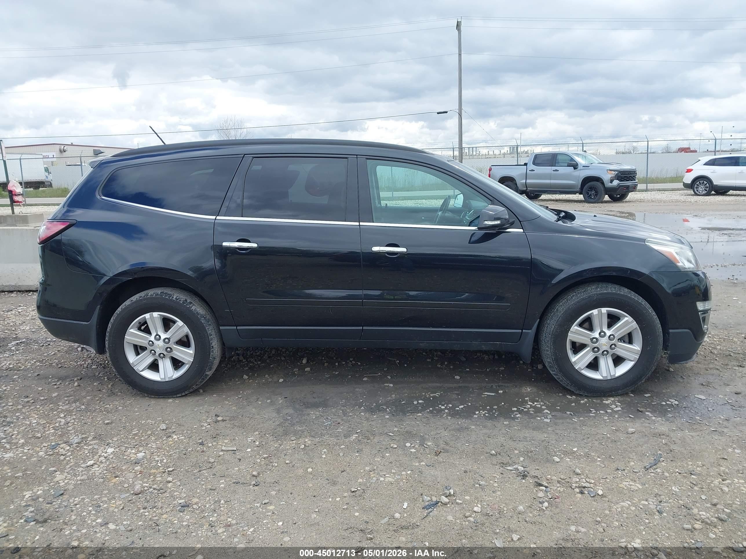 2014 Chevrolet Traverse 1lt Black vin: 1GNKVGKD2EJ314518