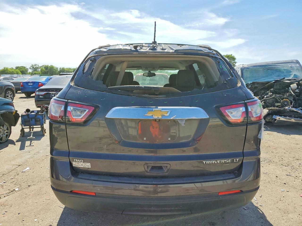2015 Chevrolet Traverse Lt Gray vin: 1GNKVGKD2FJ300930