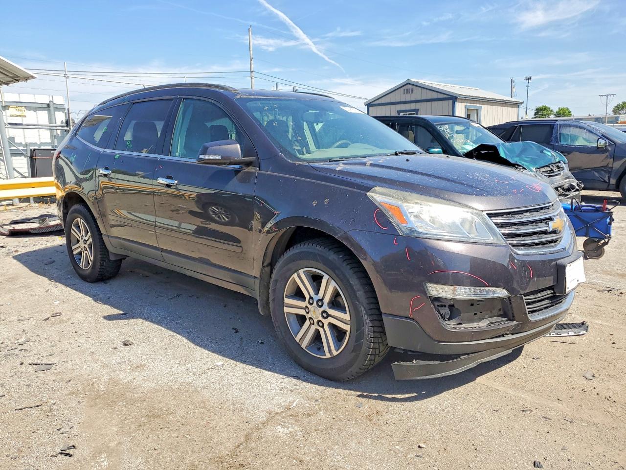 2015 Chevrolet Traverse Lt Gray vin: 1GNKVGKD2FJ300930