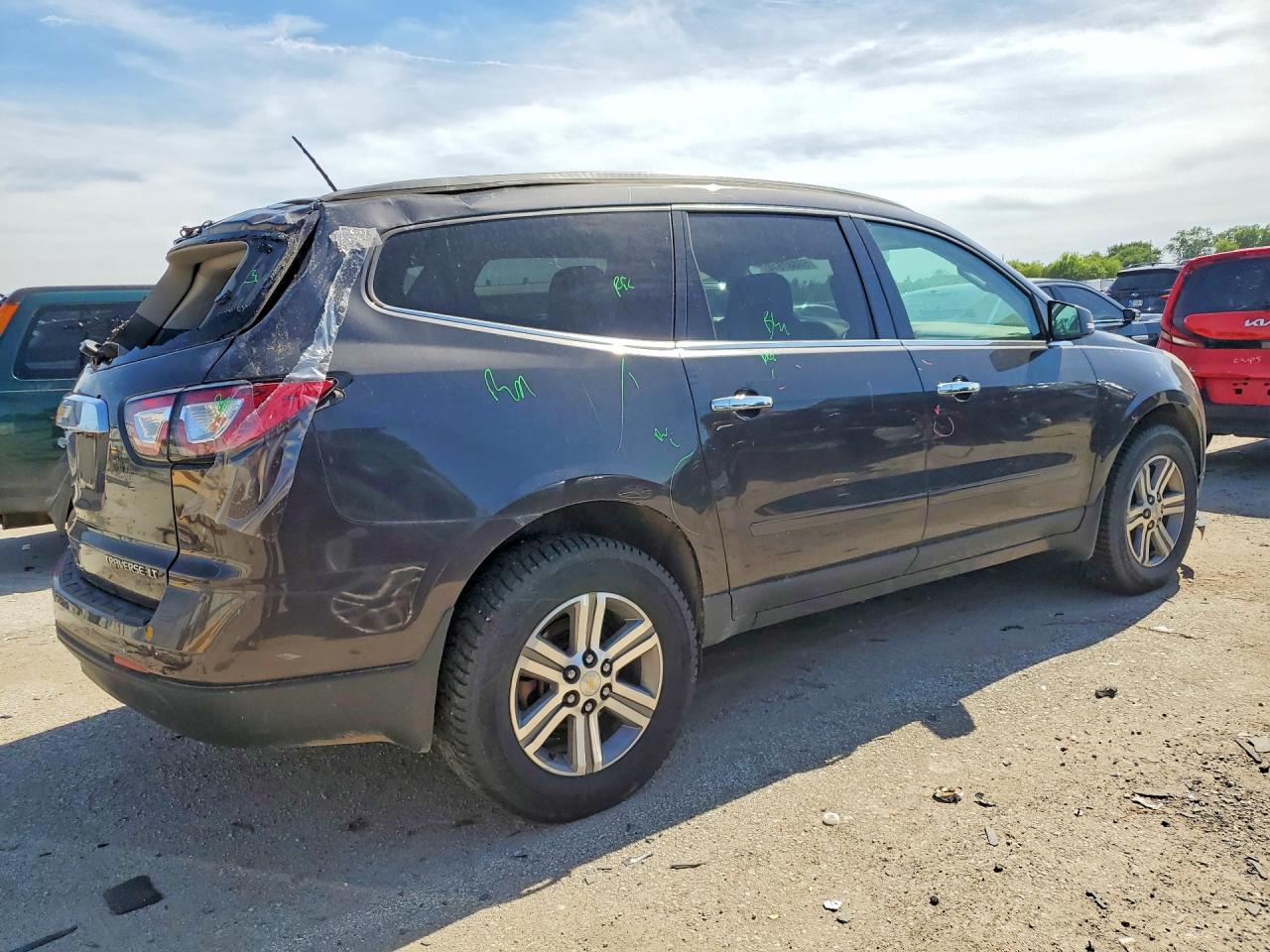 2015 Chevrolet Traverse Lt Gray vin: 1GNKVGKD2FJ300930