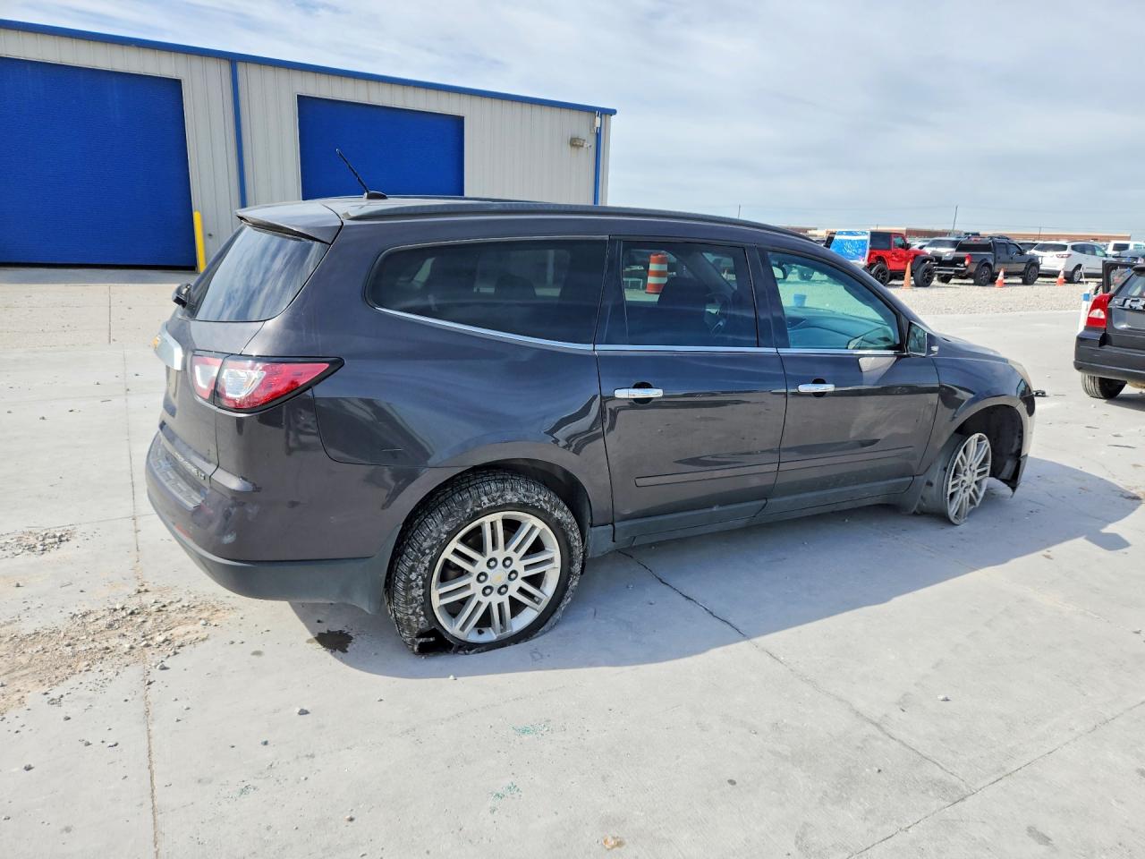 2015 Chevrolet Traverse Lt Черный vin: 1GNKVGKD2FJ323074