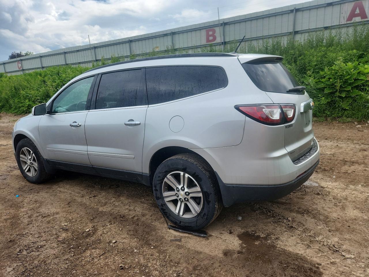 2015 Chevrolet Traverse Lt Silver vin: 1GNKVGKD2FJ346533