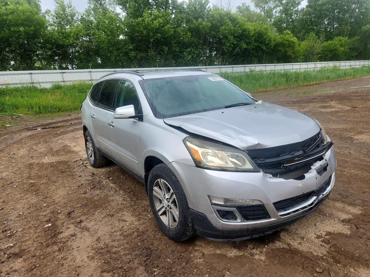 2015 Chevrolet Traverse Lt Silver vin: 1GNKVGKD2FJ346533