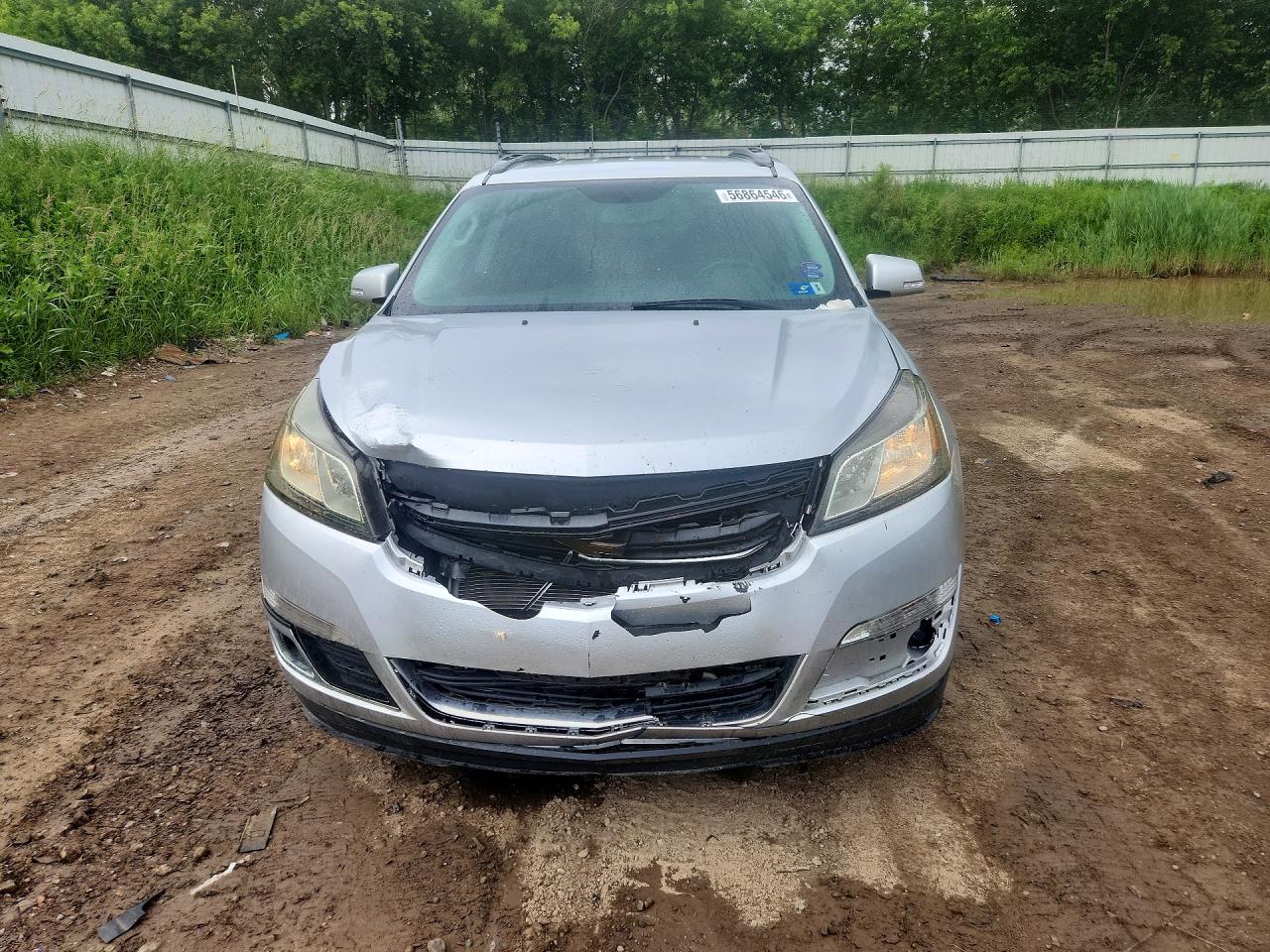 2015 Chevrolet Traverse Lt Silver vin: 1GNKVGKD2FJ346533