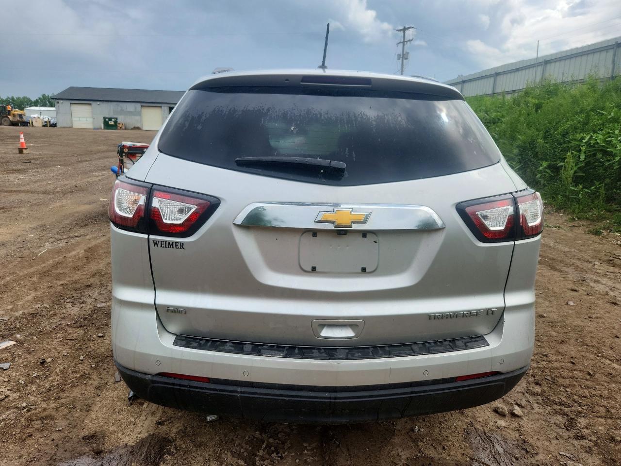 2015 Chevrolet Traverse Lt Silver vin: 1GNKVGKD2FJ346533