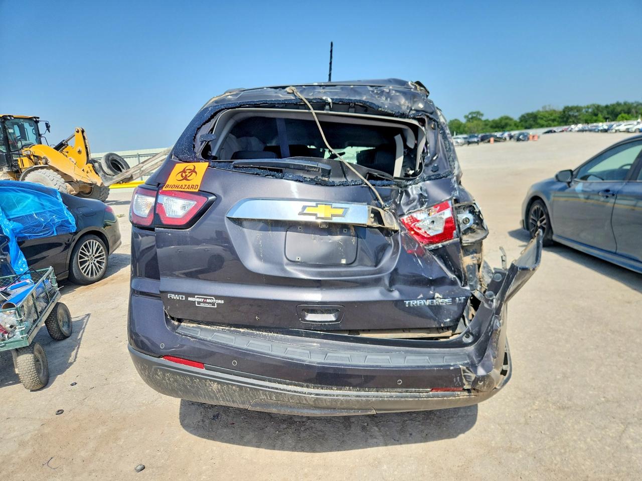 2015 Chevrolet Traverse Lt Black vin: 1GNKVGKD2FJ354874