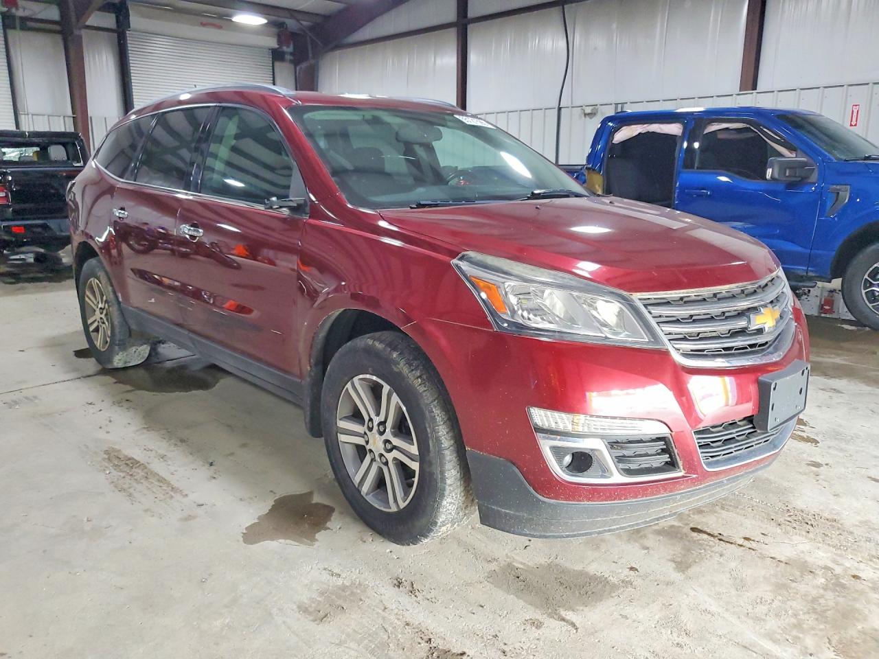 2015 Chevrolet Traverse Lt Red vin: 1GNKVGKD2FJ371058