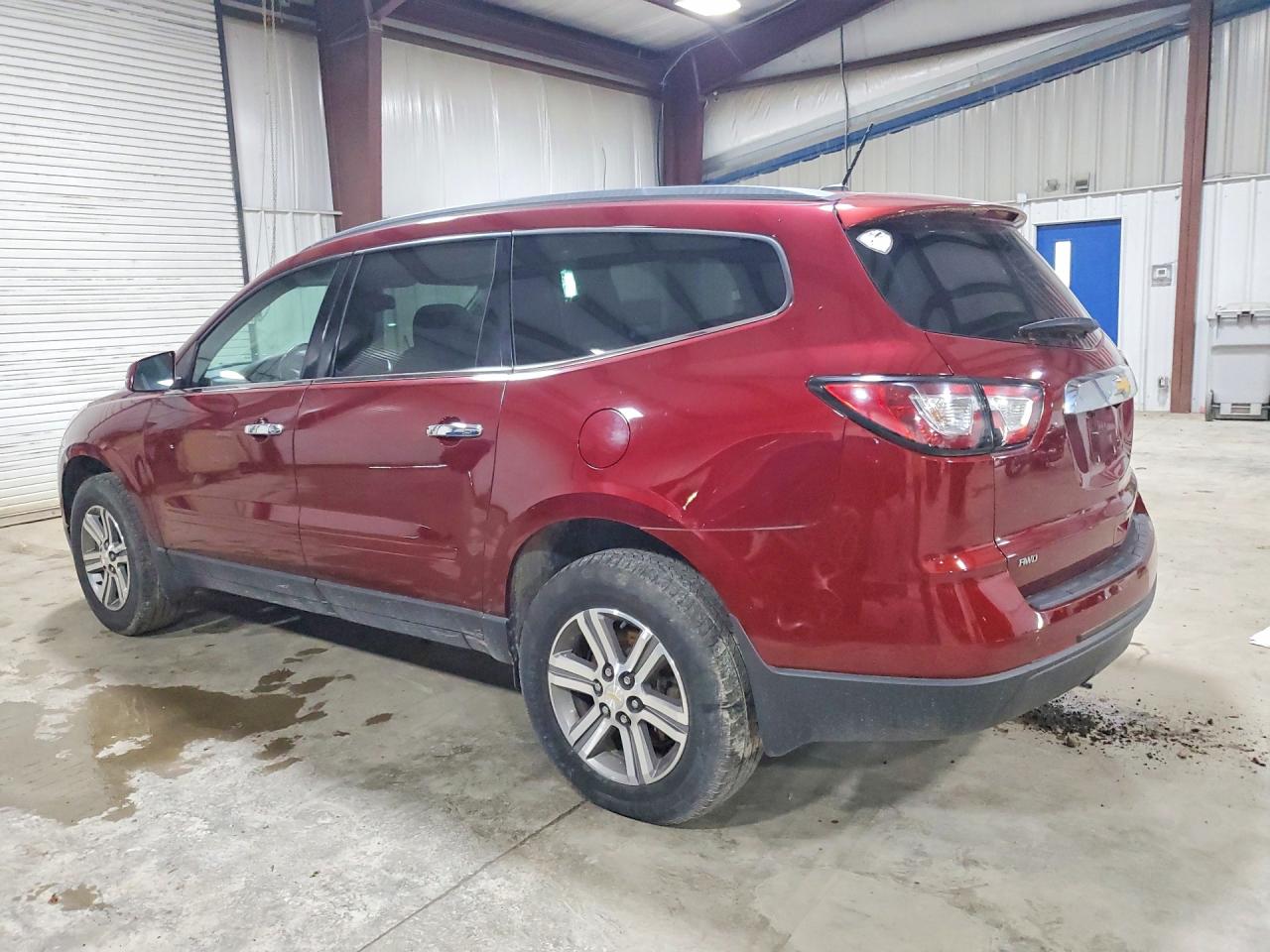 2015 Chevrolet Traverse Lt Red vin: 1GNKVGKD2FJ371058