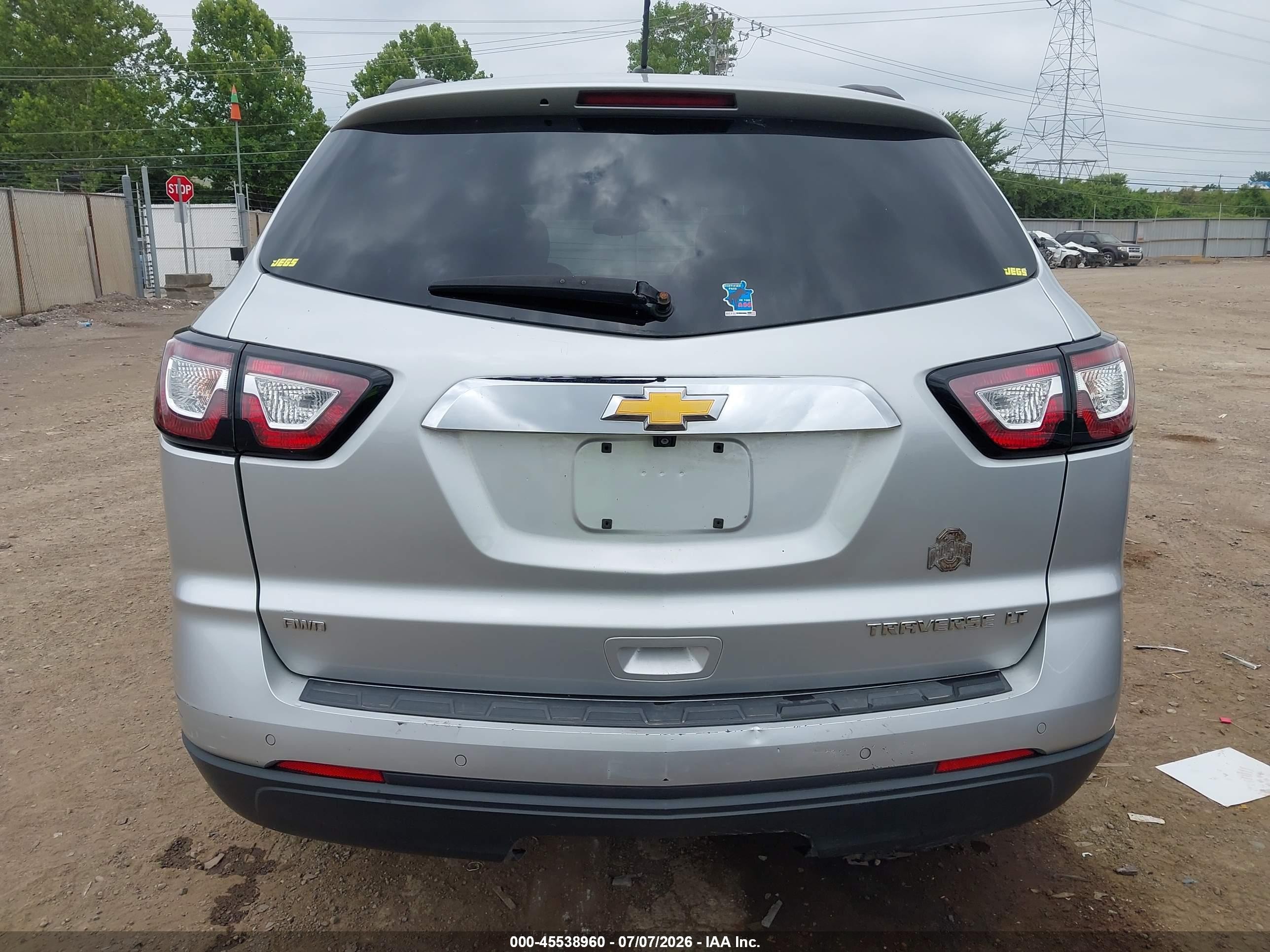 2013 Chevrolet Traverse Lt Silver vin: 1GNKVGKD3DJ194484