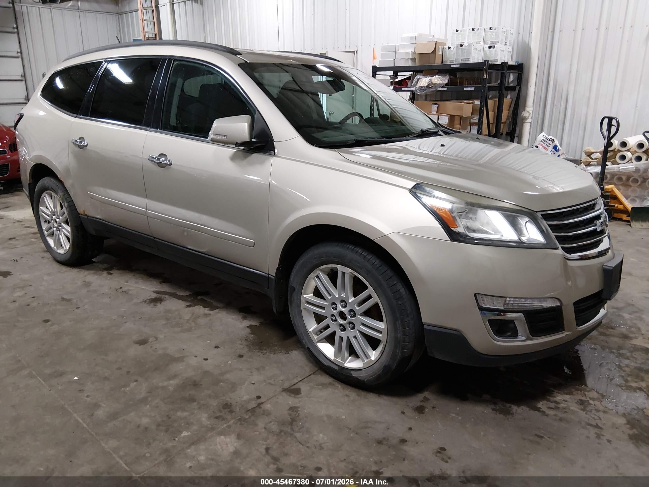 2013 Chevrolet Traverse Lt Tan vin: 1GNKVGKD3DJ227659