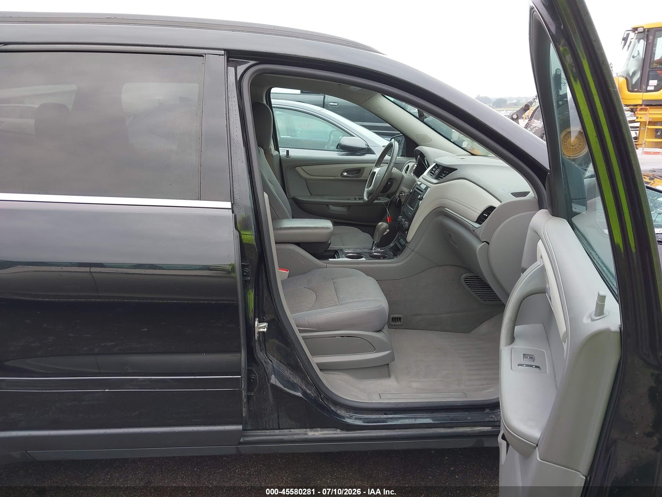 2014 Chevrolet Traverse 1lt Black vin: 1GNKVGKD3EJ293940