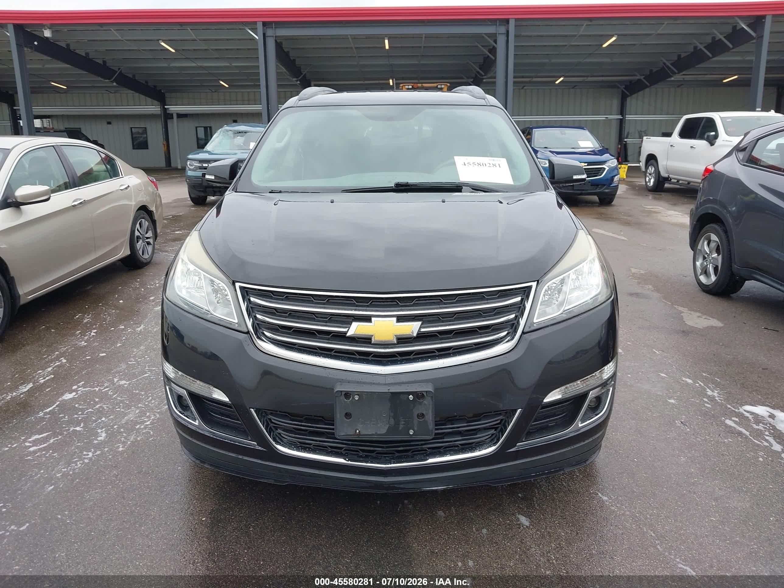 2014 Chevrolet Traverse 1lt Black vin: 1GNKVGKD3EJ293940