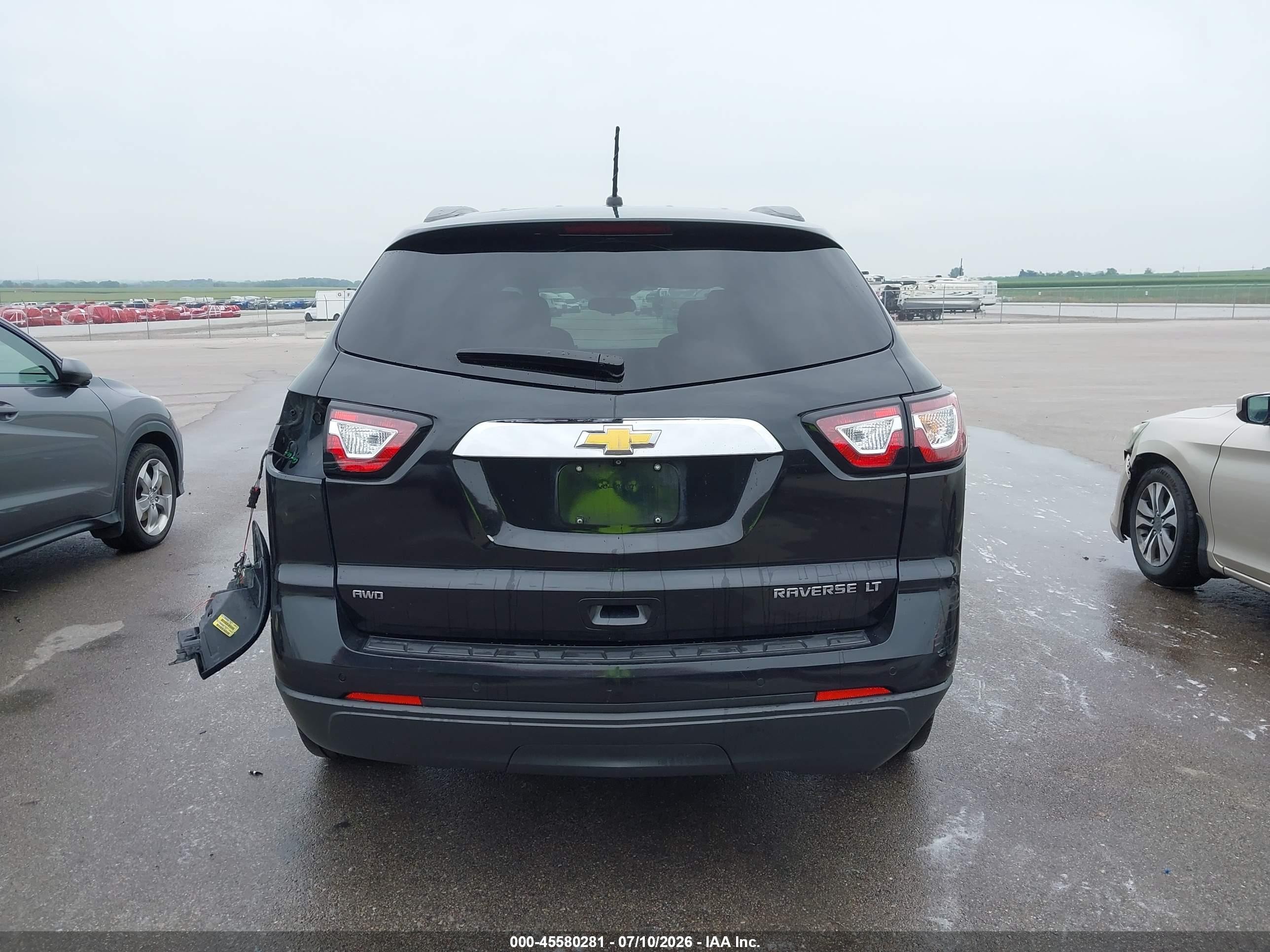 2014 Chevrolet Traverse 1lt Black vin: 1GNKVGKD3EJ293940
