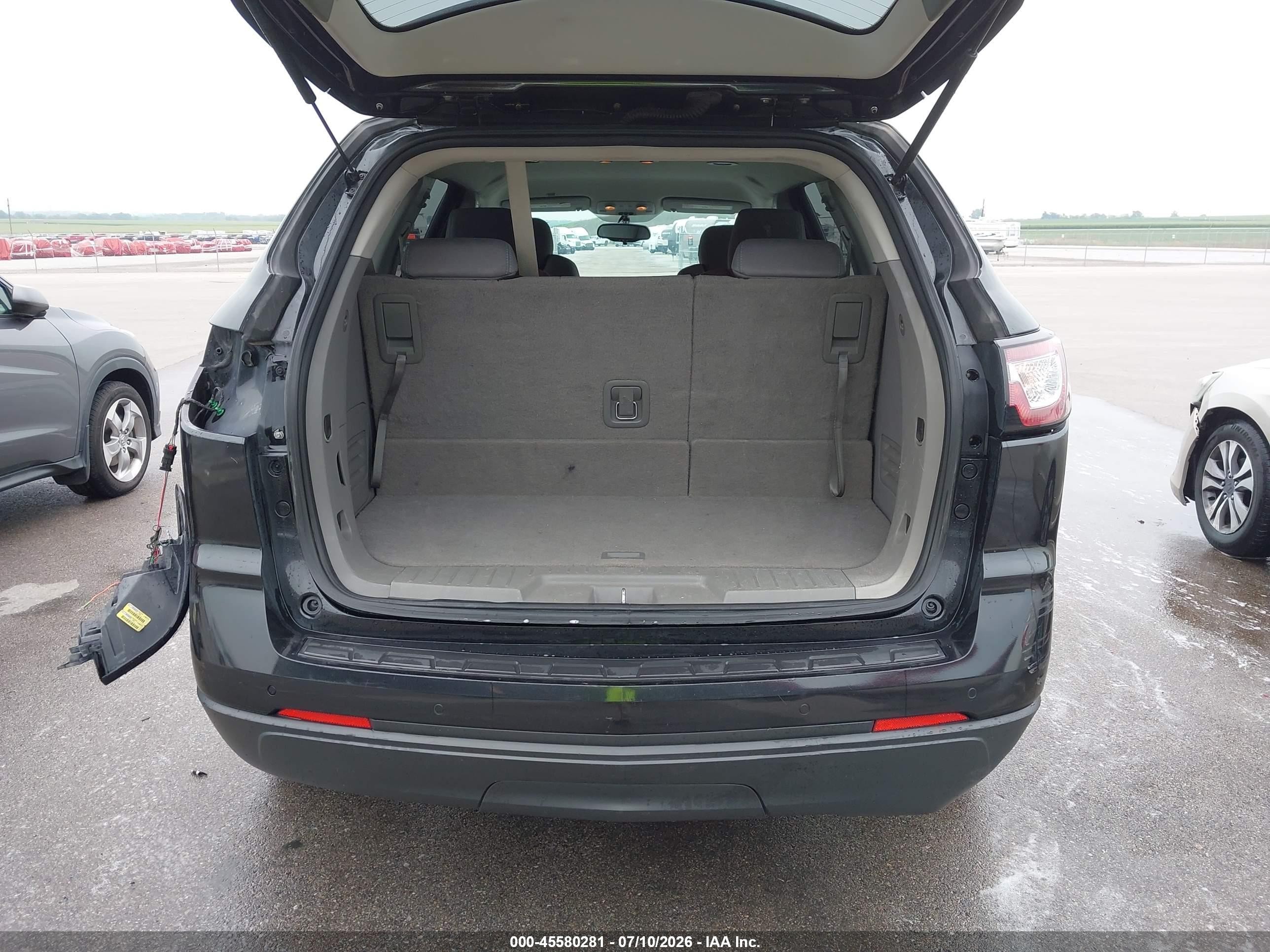 2014 Chevrolet Traverse 1lt Black vin: 1GNKVGKD3EJ293940