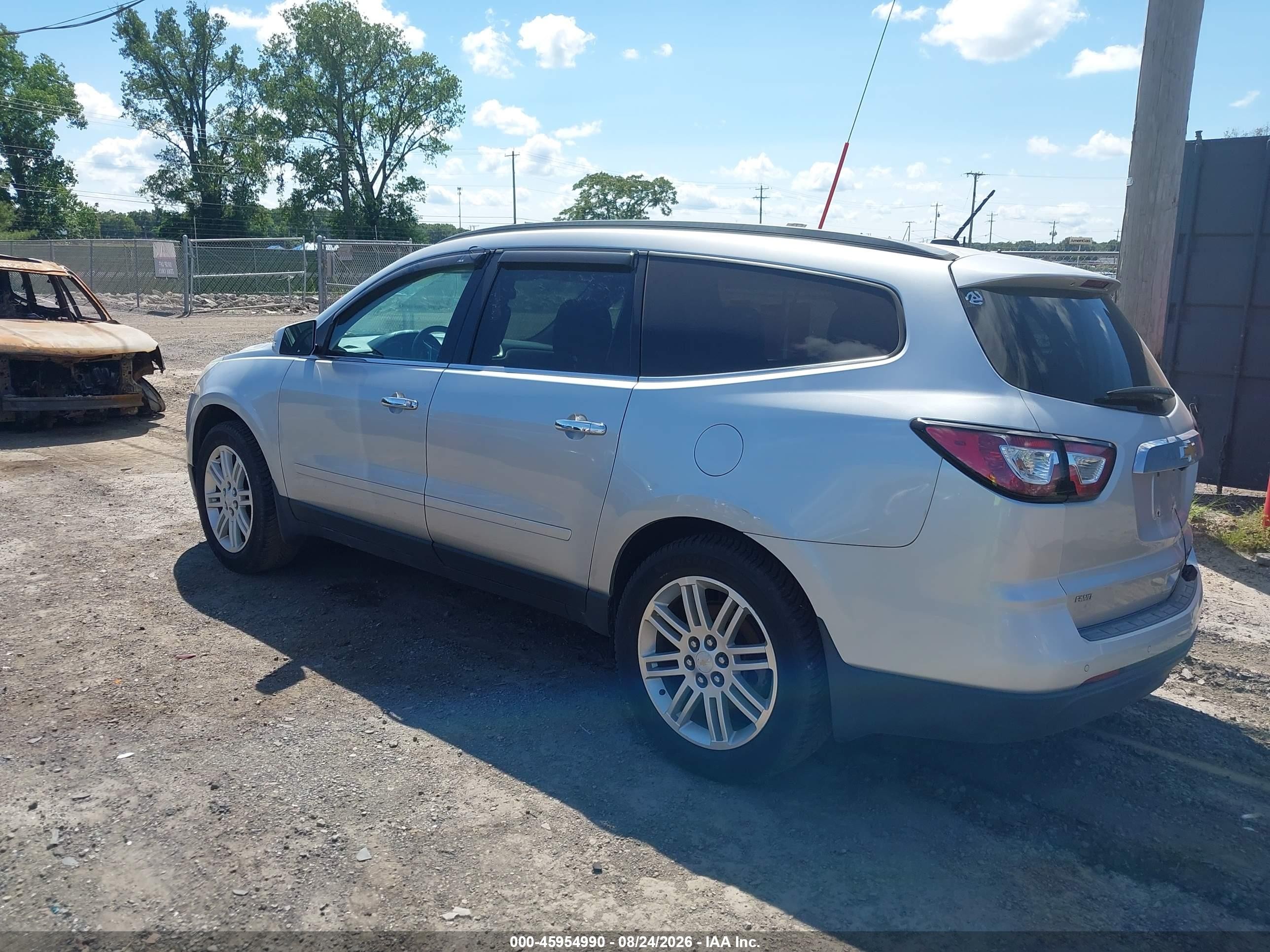 2015 Chevrolet Traverse 1lt Silver vin: 1GNKVGKD3FJ190163