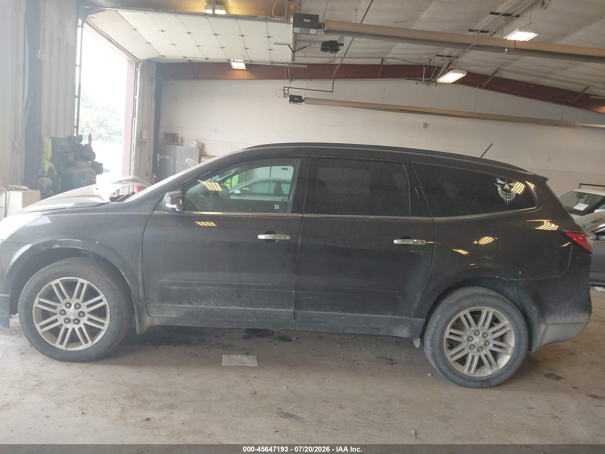 2015 Chevrolet Traverse Lt Black vin: 1GNKVGKD3FJ278310