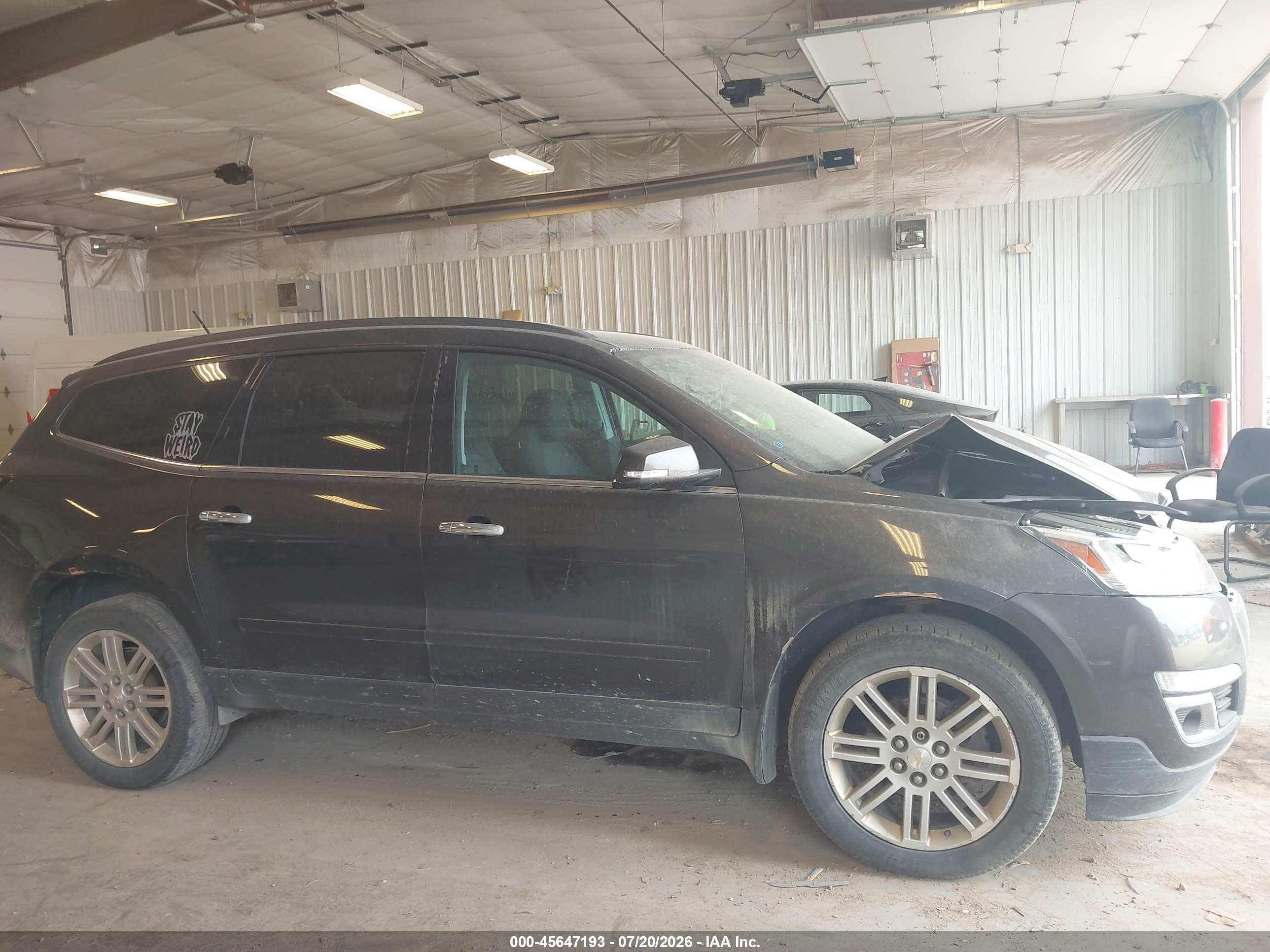2015 Chevrolet Traverse Lt Black vin: 1GNKVGKD3FJ278310