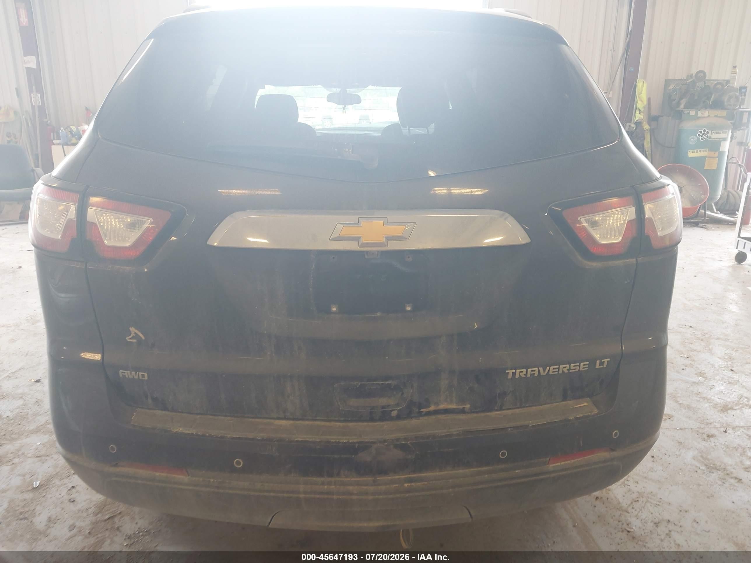 2015 Chevrolet Traverse Lt Black vin: 1GNKVGKD3FJ278310