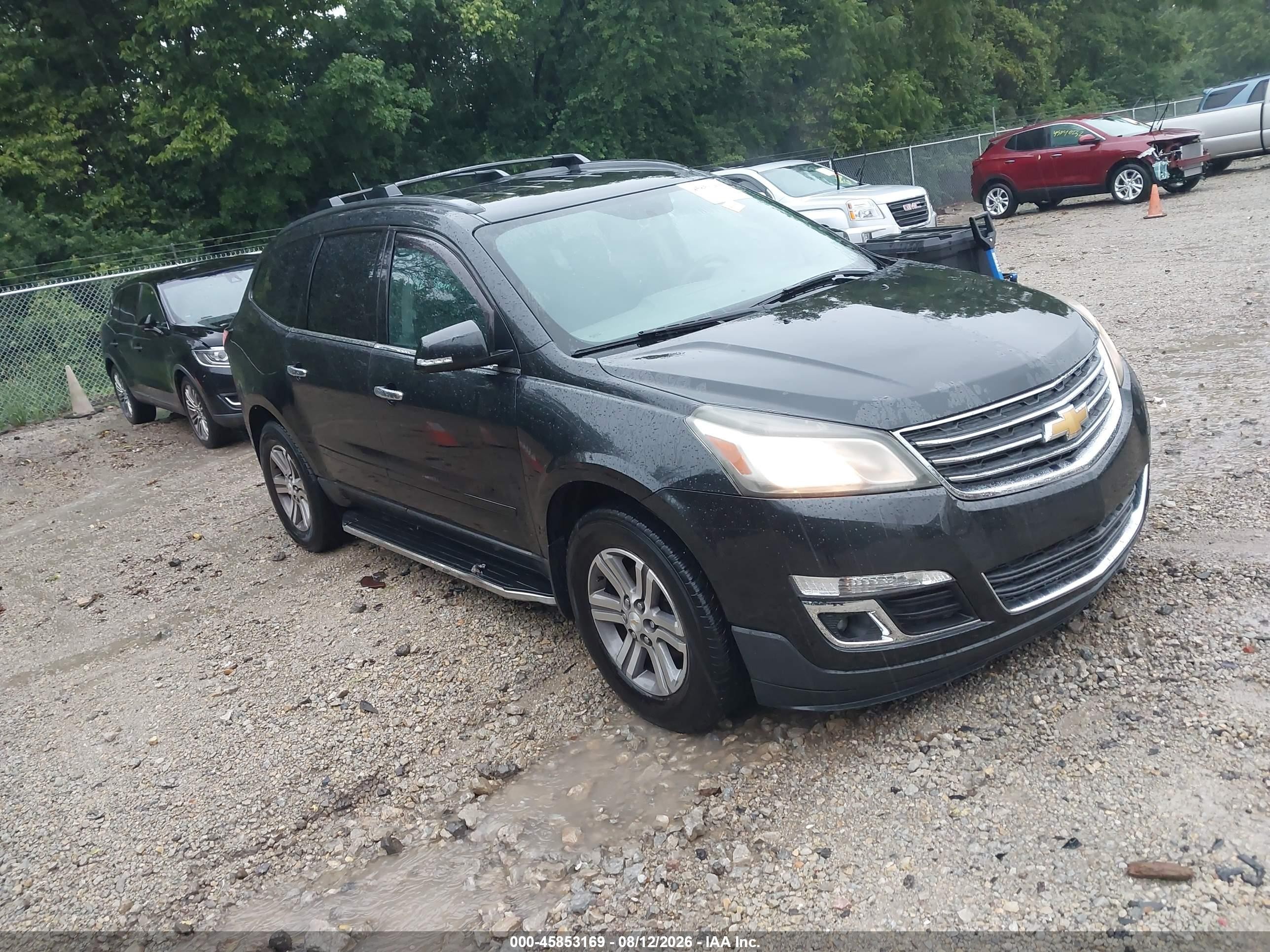 2015 Chevrolet Traverse Lt Black vin: 1GNKVGKD3FJ290327