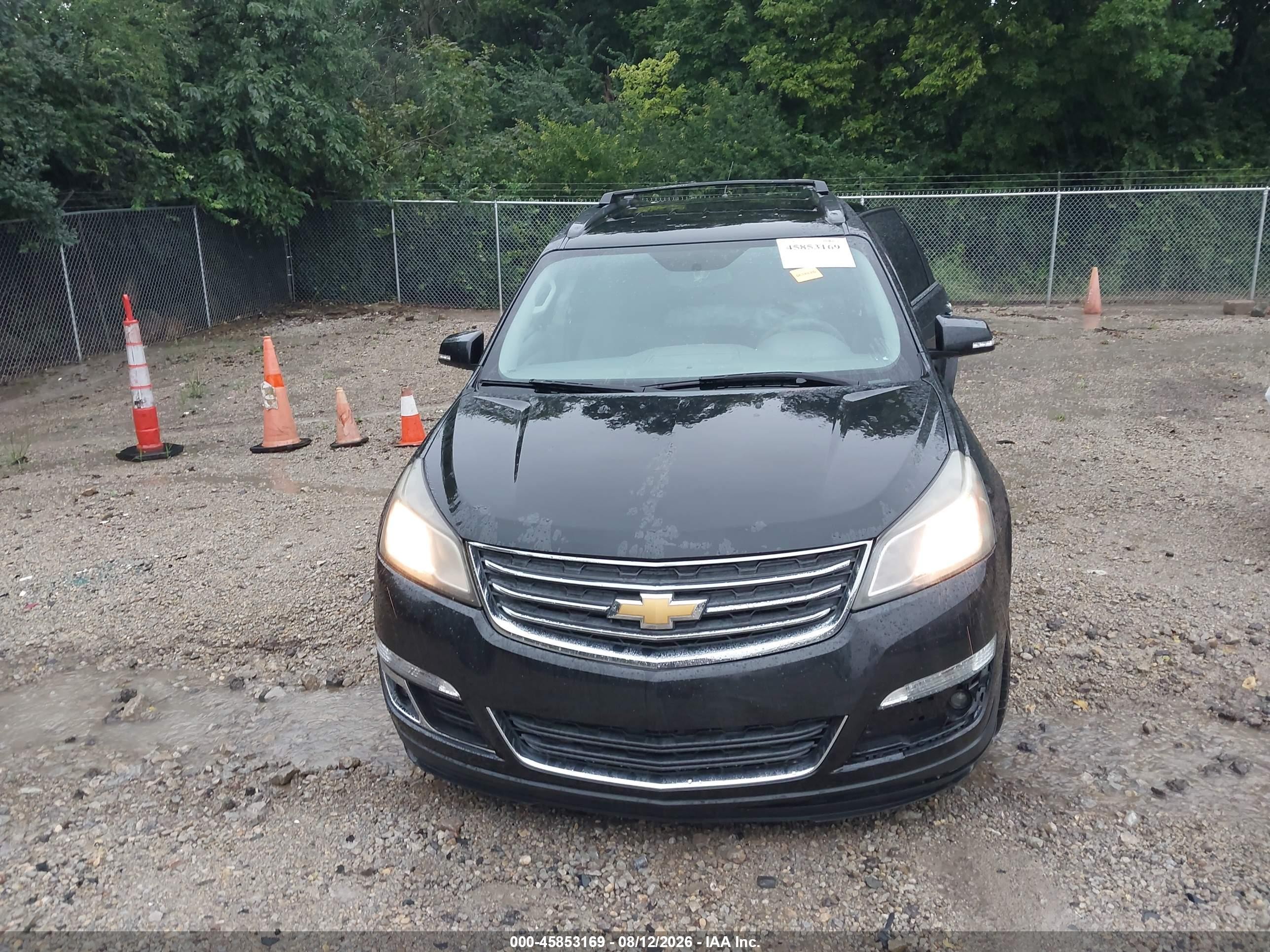 2015 Chevrolet Traverse Lt Black vin: 1GNKVGKD3FJ290327