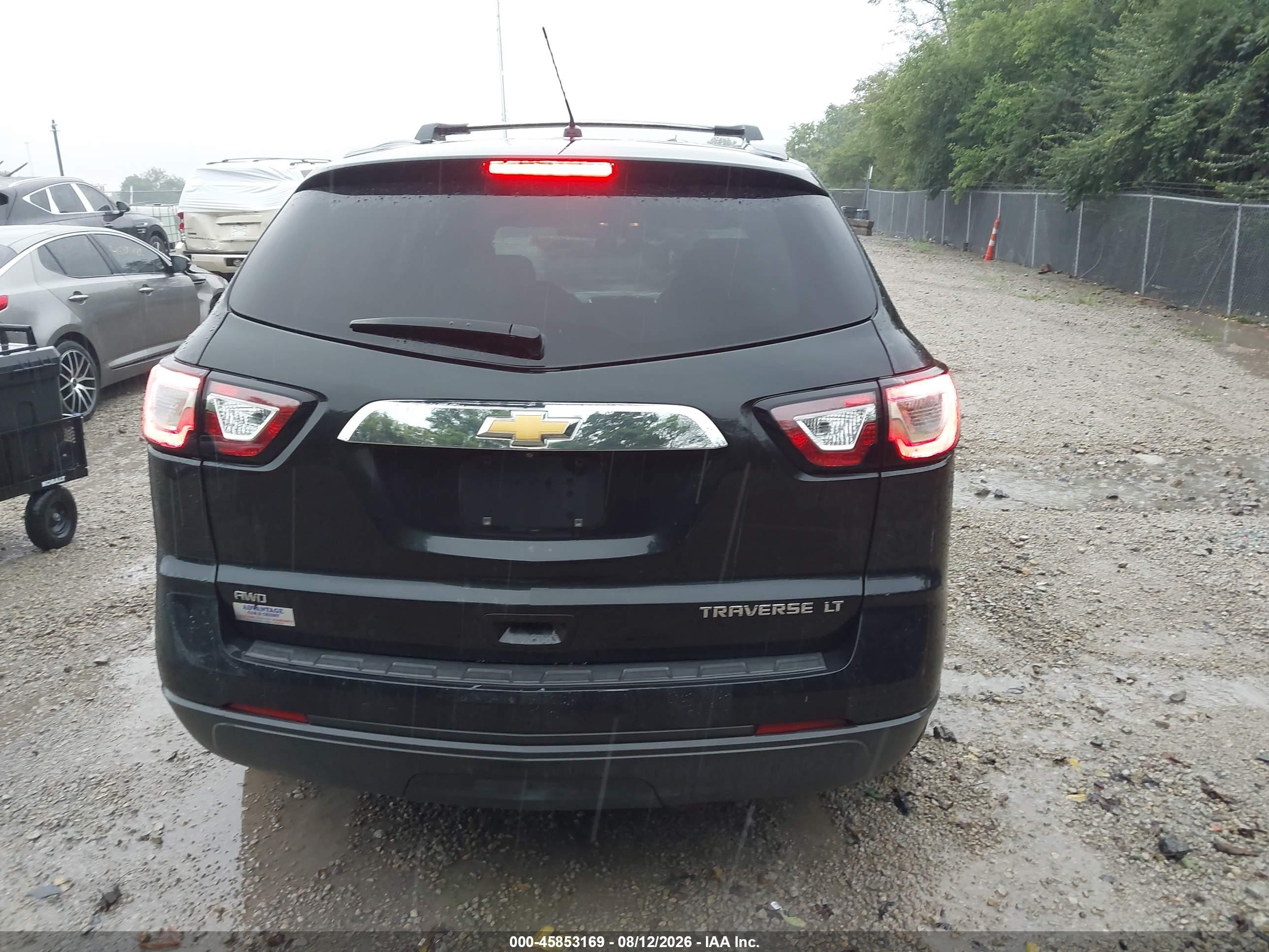 2015 Chevrolet Traverse Lt Black vin: 1GNKVGKD3FJ290327