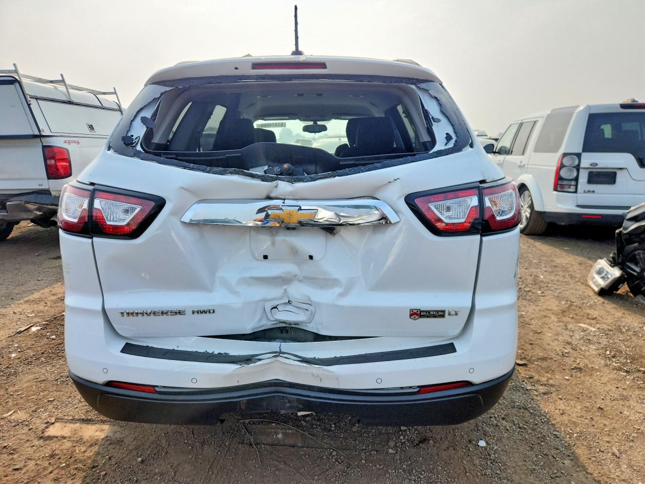 2017 Chevrolet Traverse Lt Белый vin: 1GNKVGKD3HJ264202