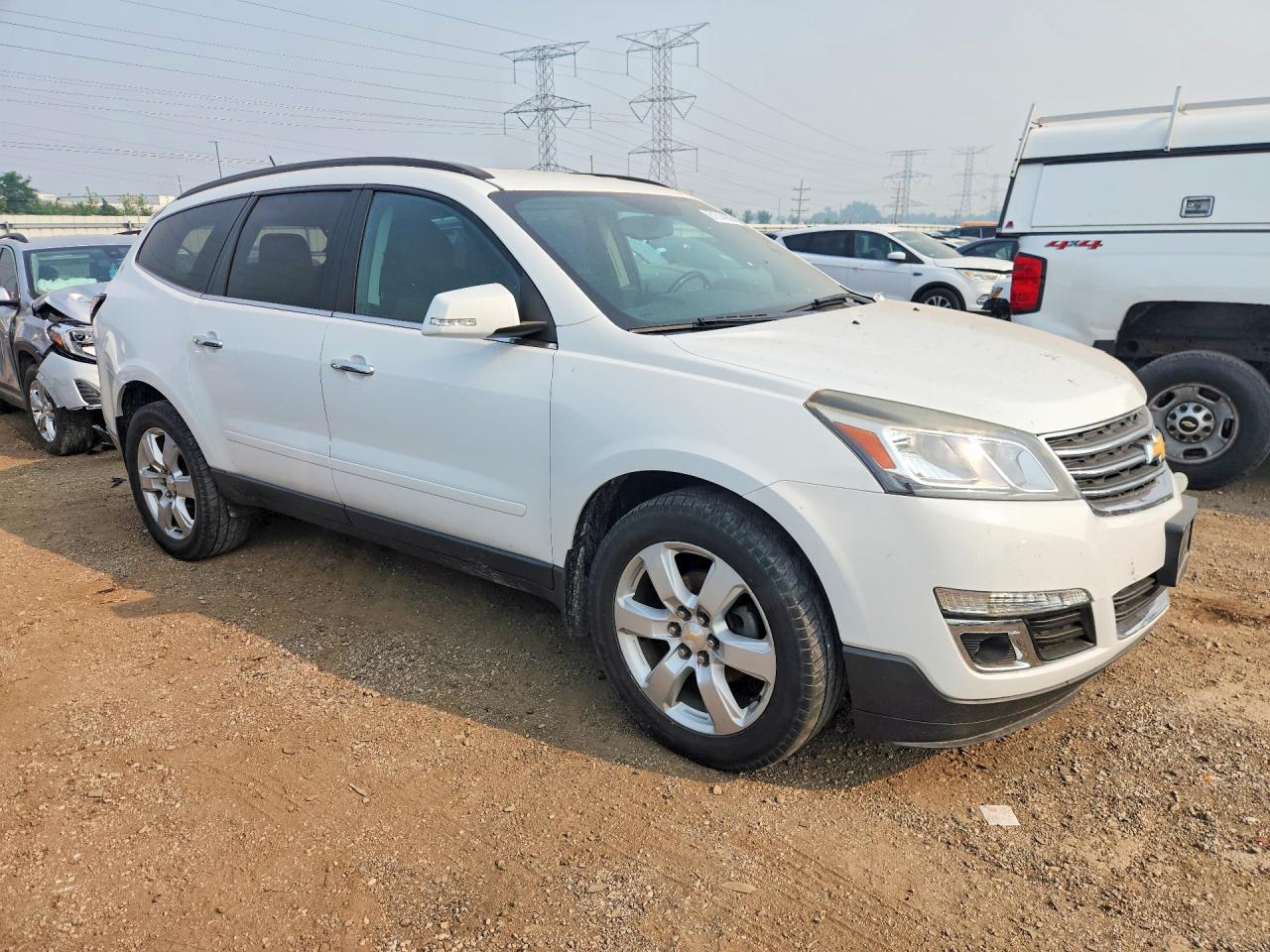 2017 Chevrolet Traverse Lt Белый vin: 1GNKVGKD3HJ264202