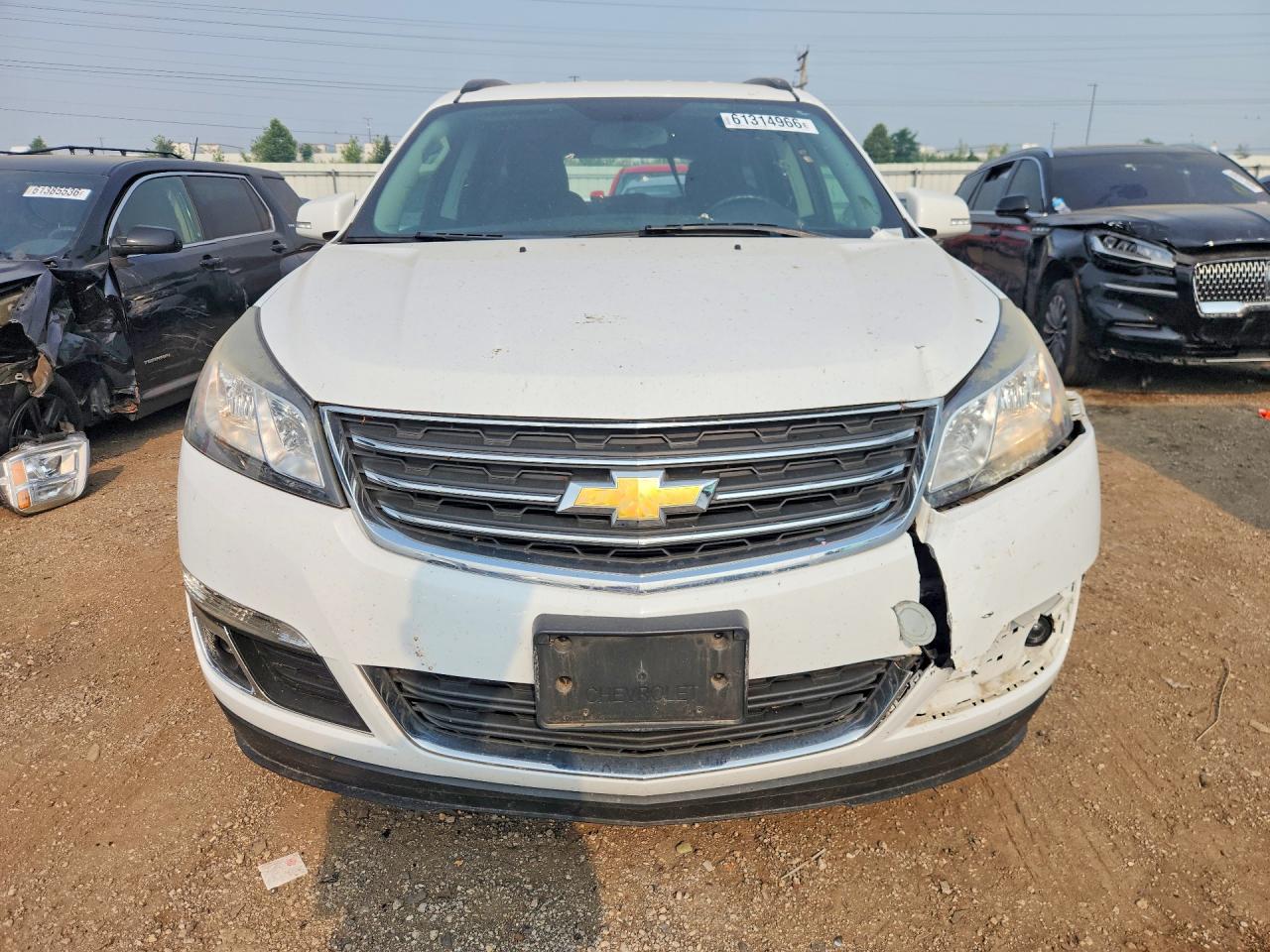 2017 Chevrolet Traverse Lt Белый vin: 1GNKVGKD3HJ264202