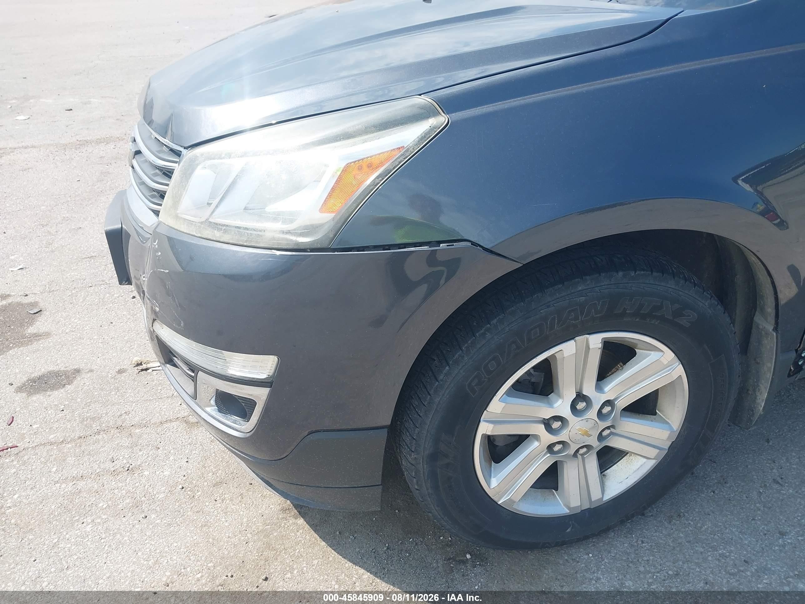 2013 Chevrolet Traverse Lt Gray vin: 1GNKVGKD4DJ196440