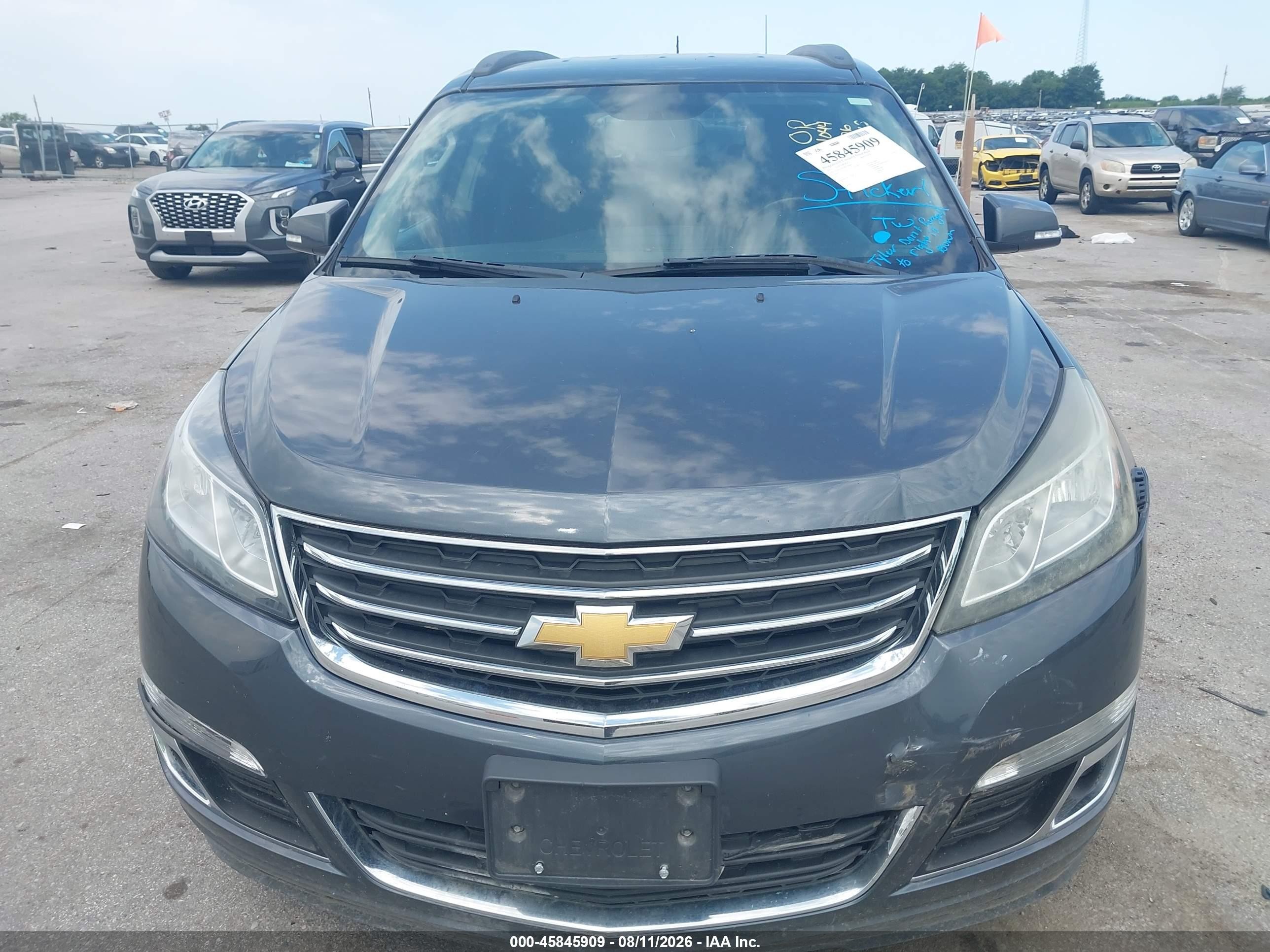 2013 Chevrolet Traverse Lt Gray vin: 1GNKVGKD4DJ196440